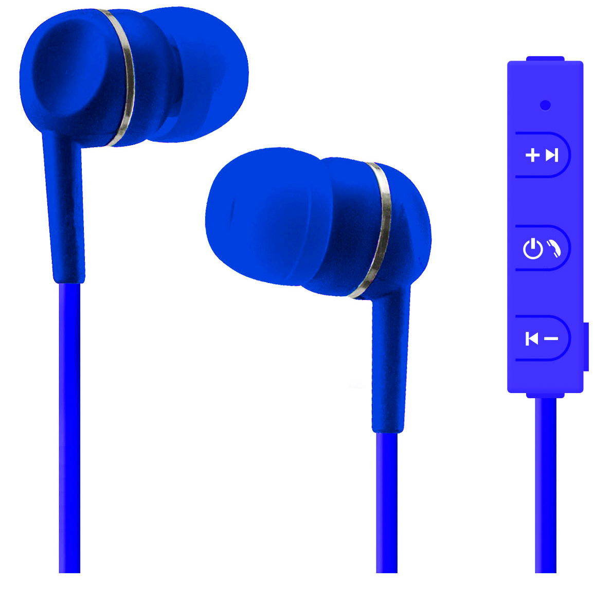 Earbuds Bluetooth Stereo Blue Color