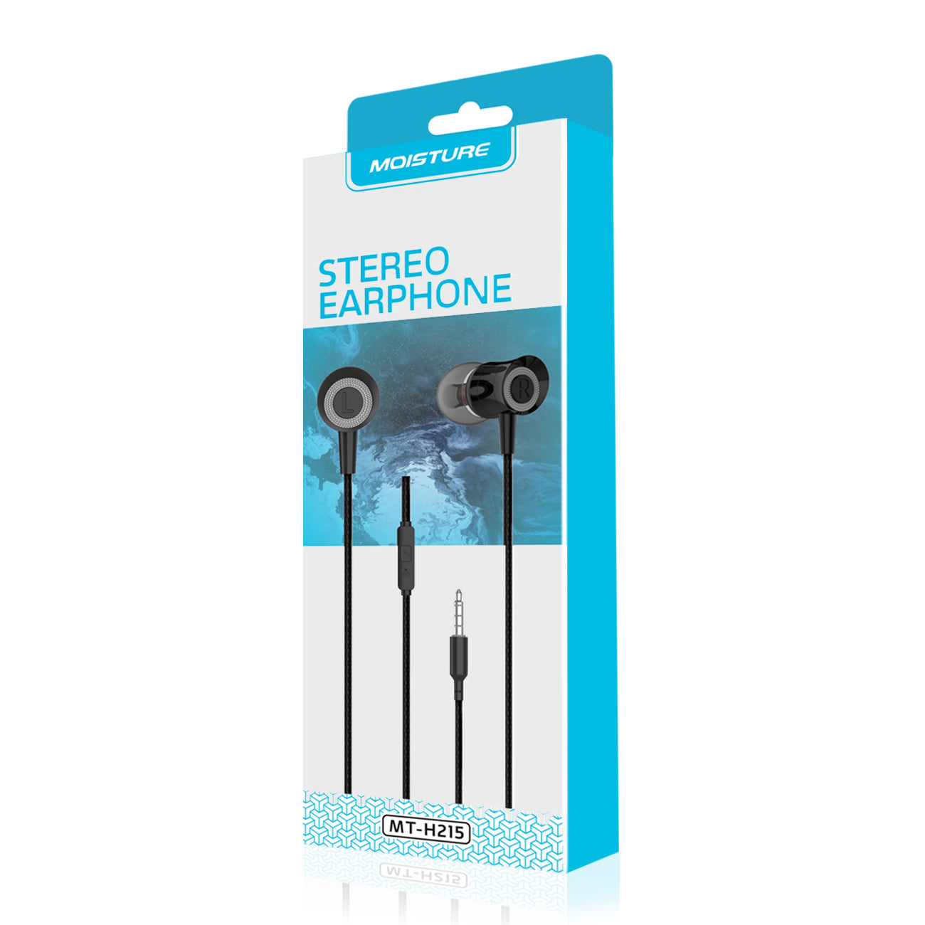 Earphones MT-H215 Moisture Black Color