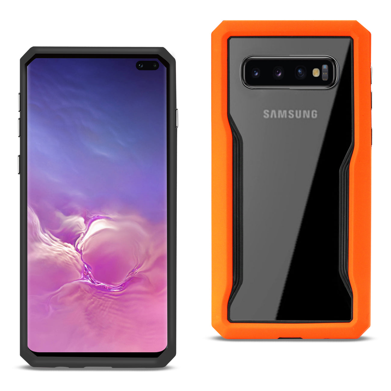 Cover Protective Samsung Galaxy S10 Plus Orange Color