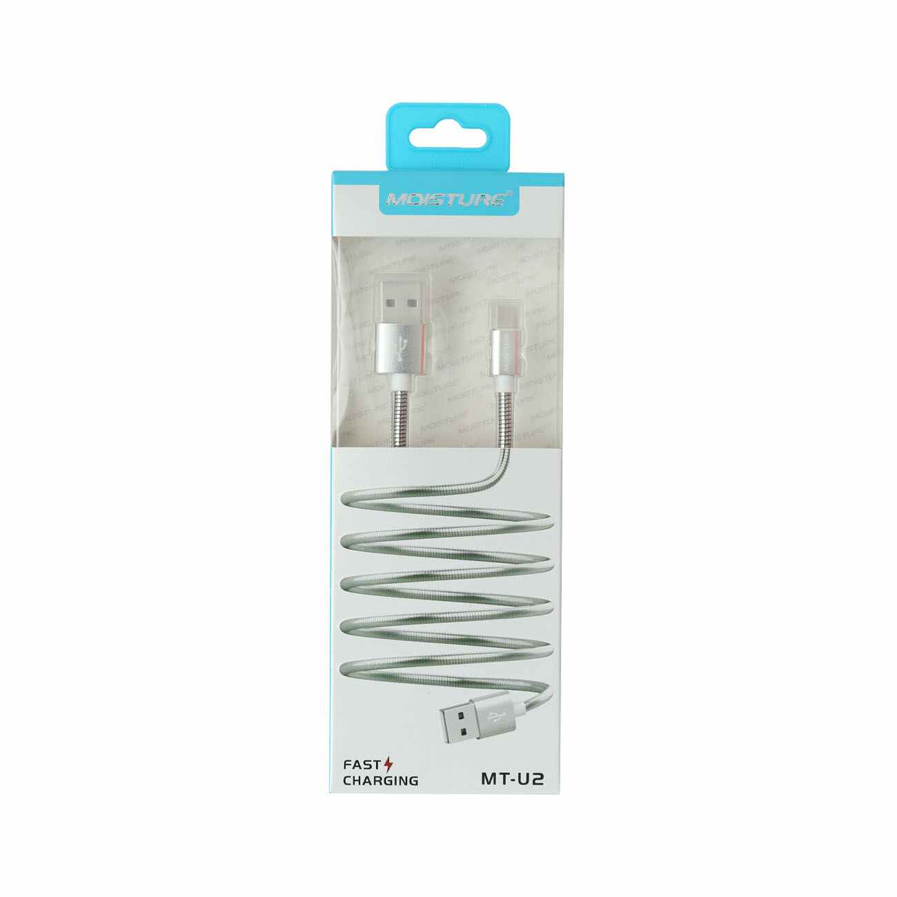 Data Cable Premium Full Hi-Speed Moisture 2.6A Silver Color