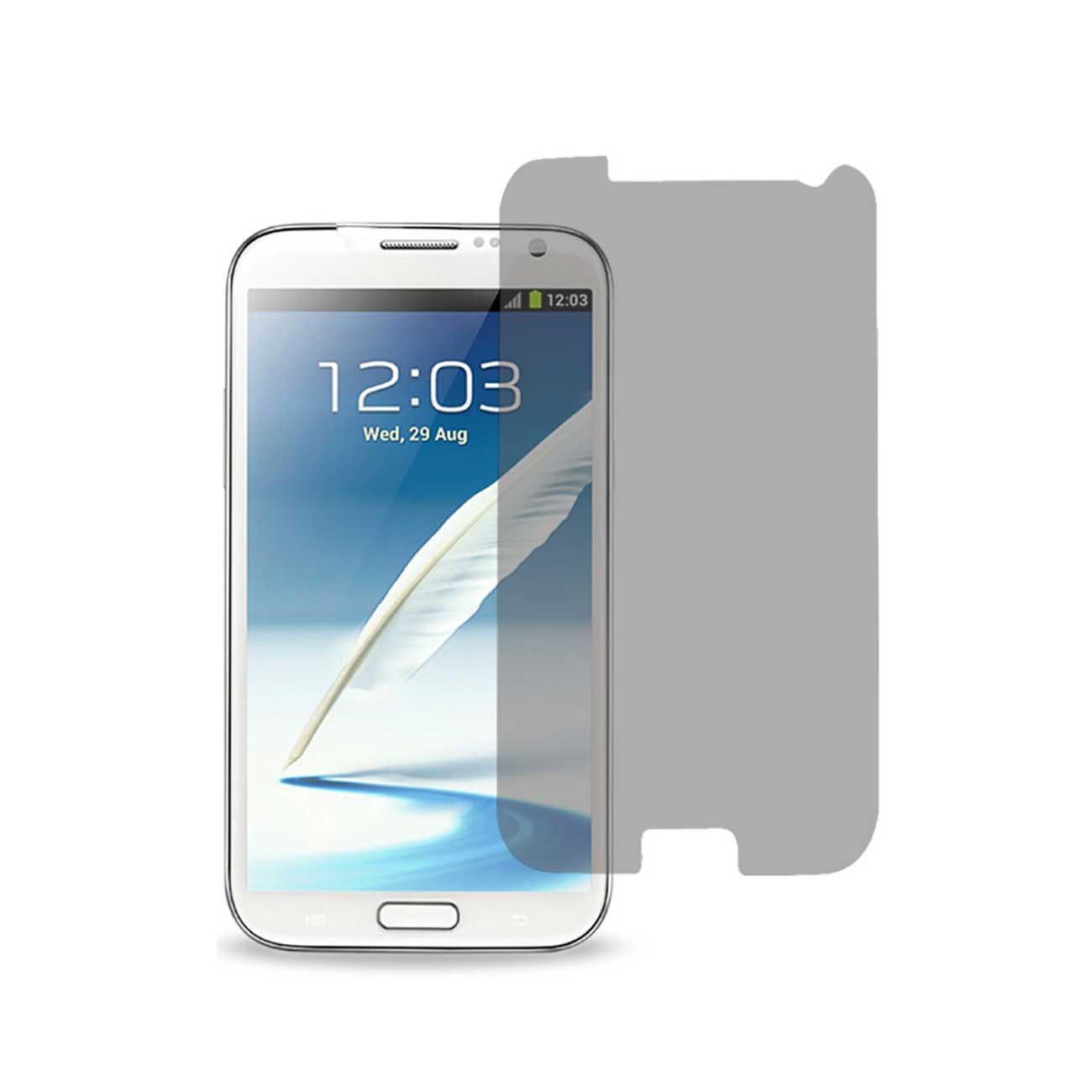 Samsung Galaxy Note 2 Privacy Screen Protector In Clear
