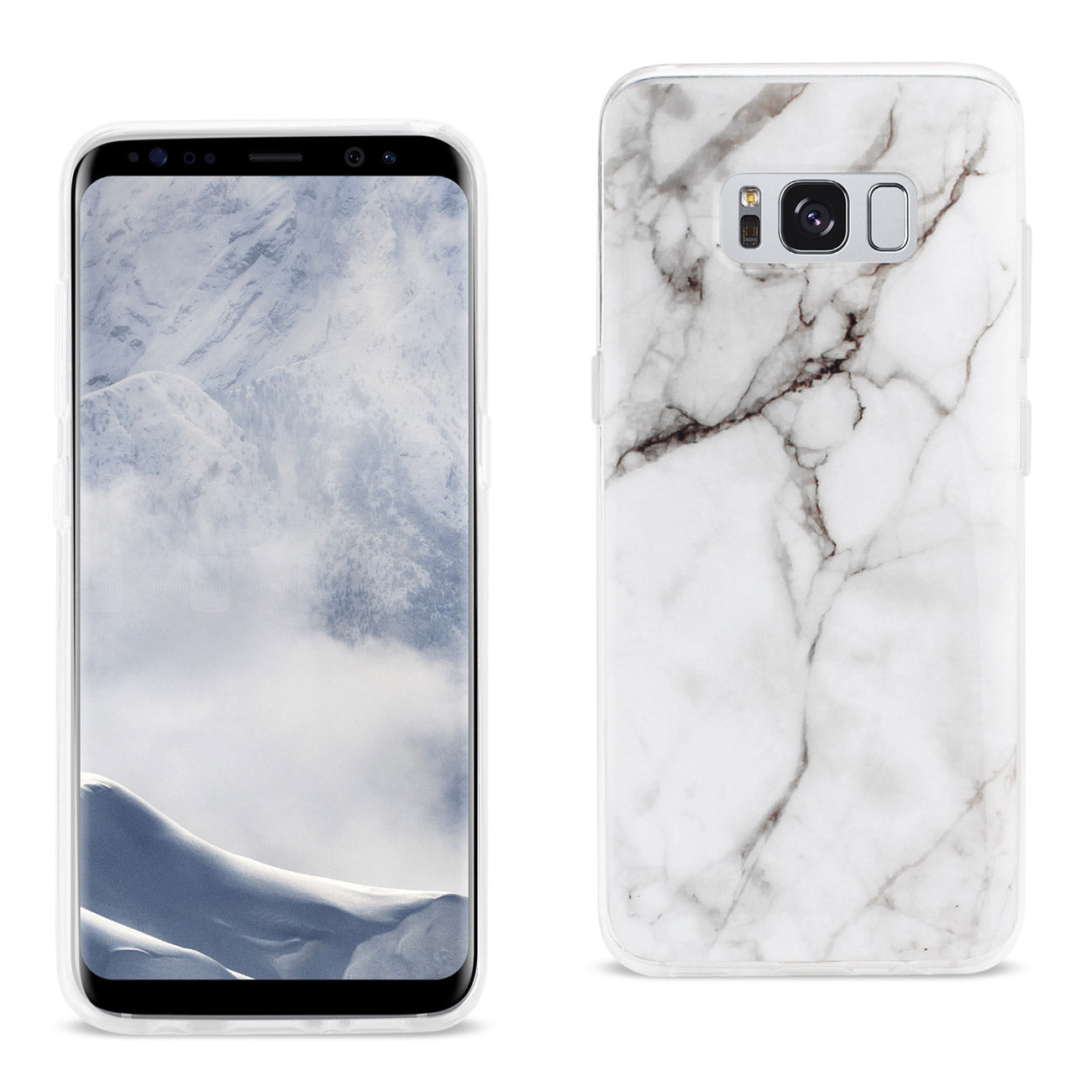 Samsung Galaxy S8/ Sm Streak Marble Cover In White