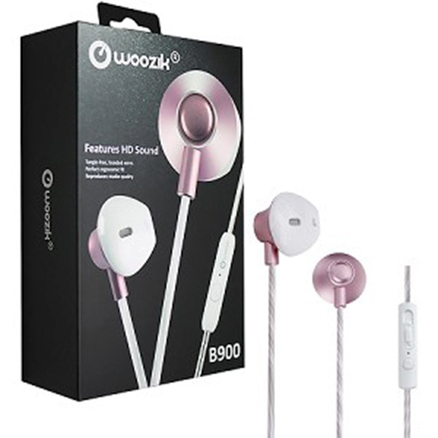Headphones Without Carrying Case B900 Rose Gold Color