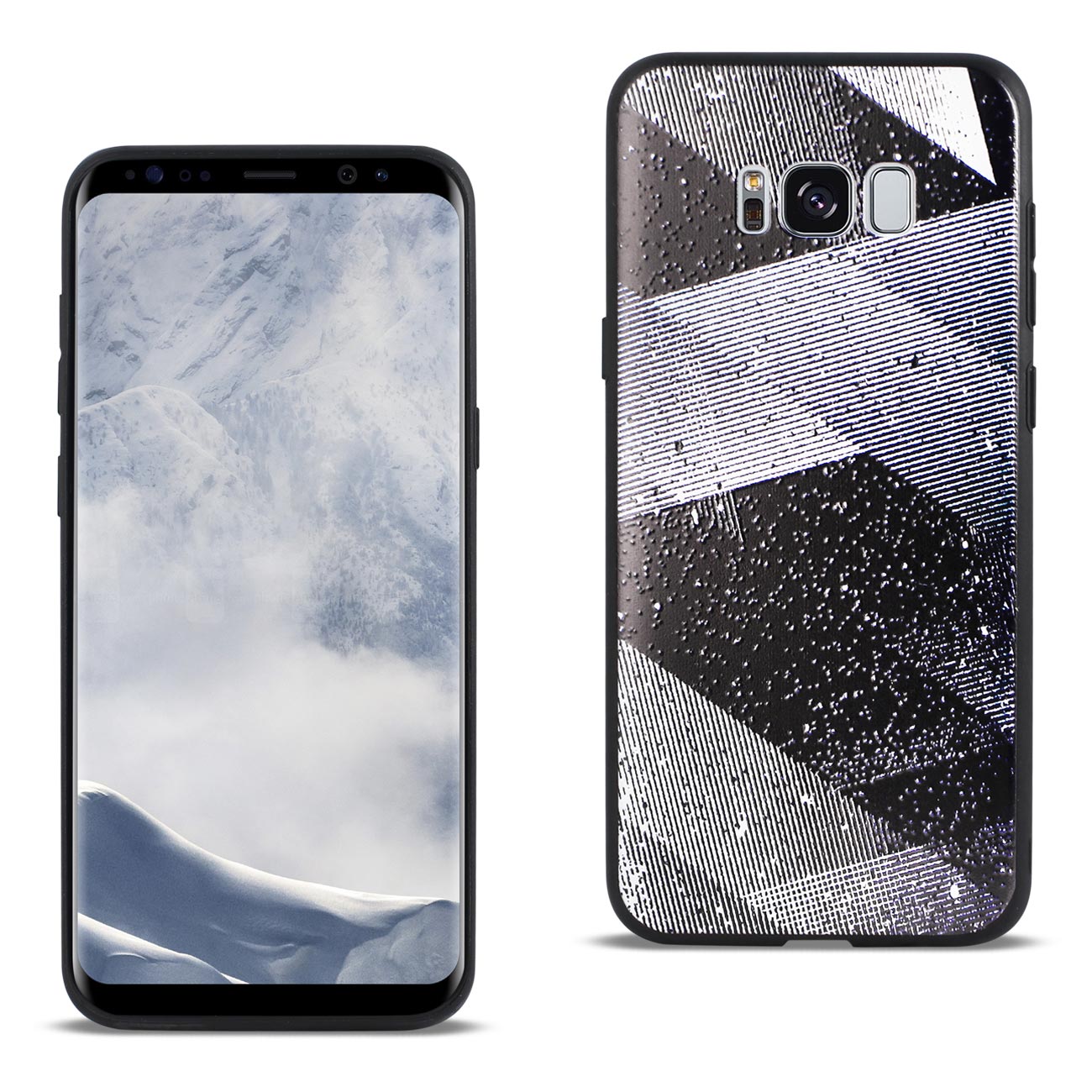 SAMSUNG GALAXY S8 EDGE/S8 Plus DESIGN TPU CASE WITH SHADES OF OBLIQUE STRIPES