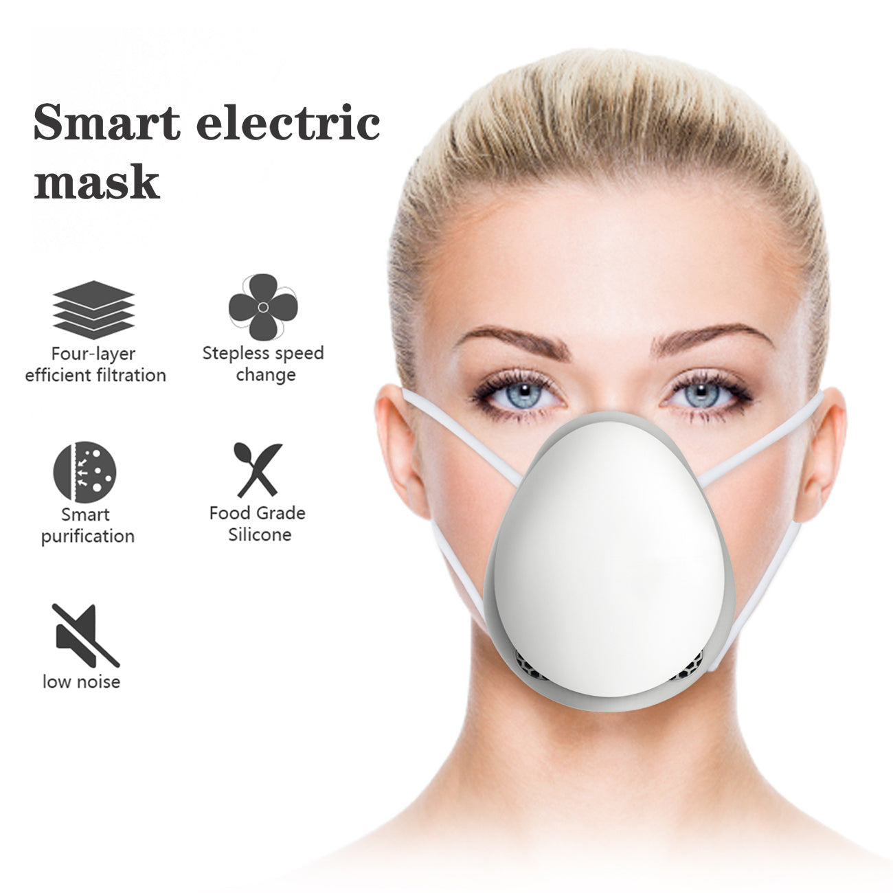 Mask Smart Electric 4-Layer Efficient Filtration