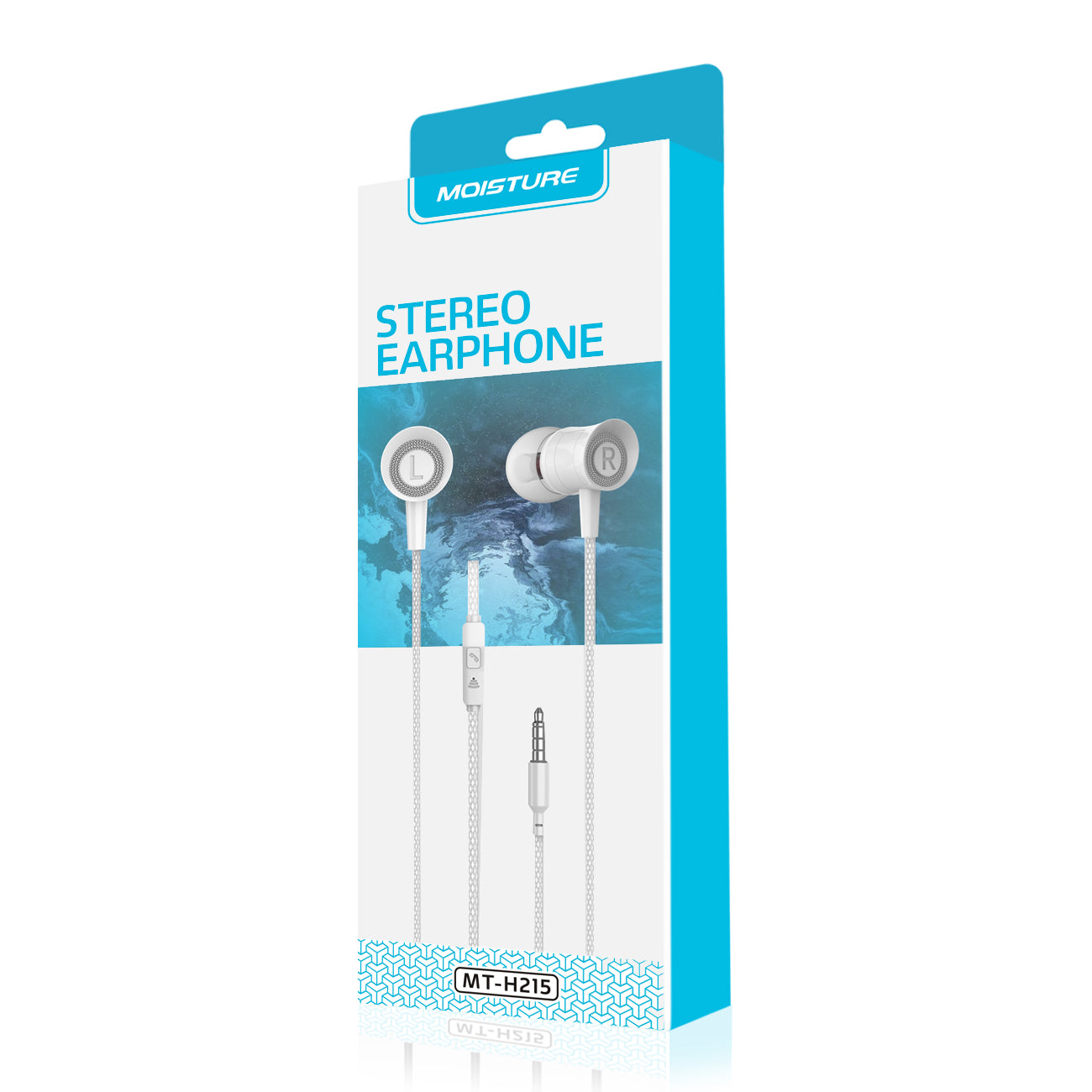 Earphones MT-H215 Moisture White Color