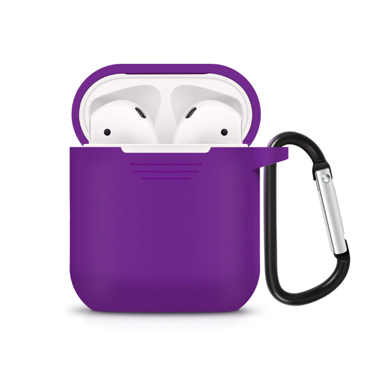 Silicone Case for Airpods in Purple