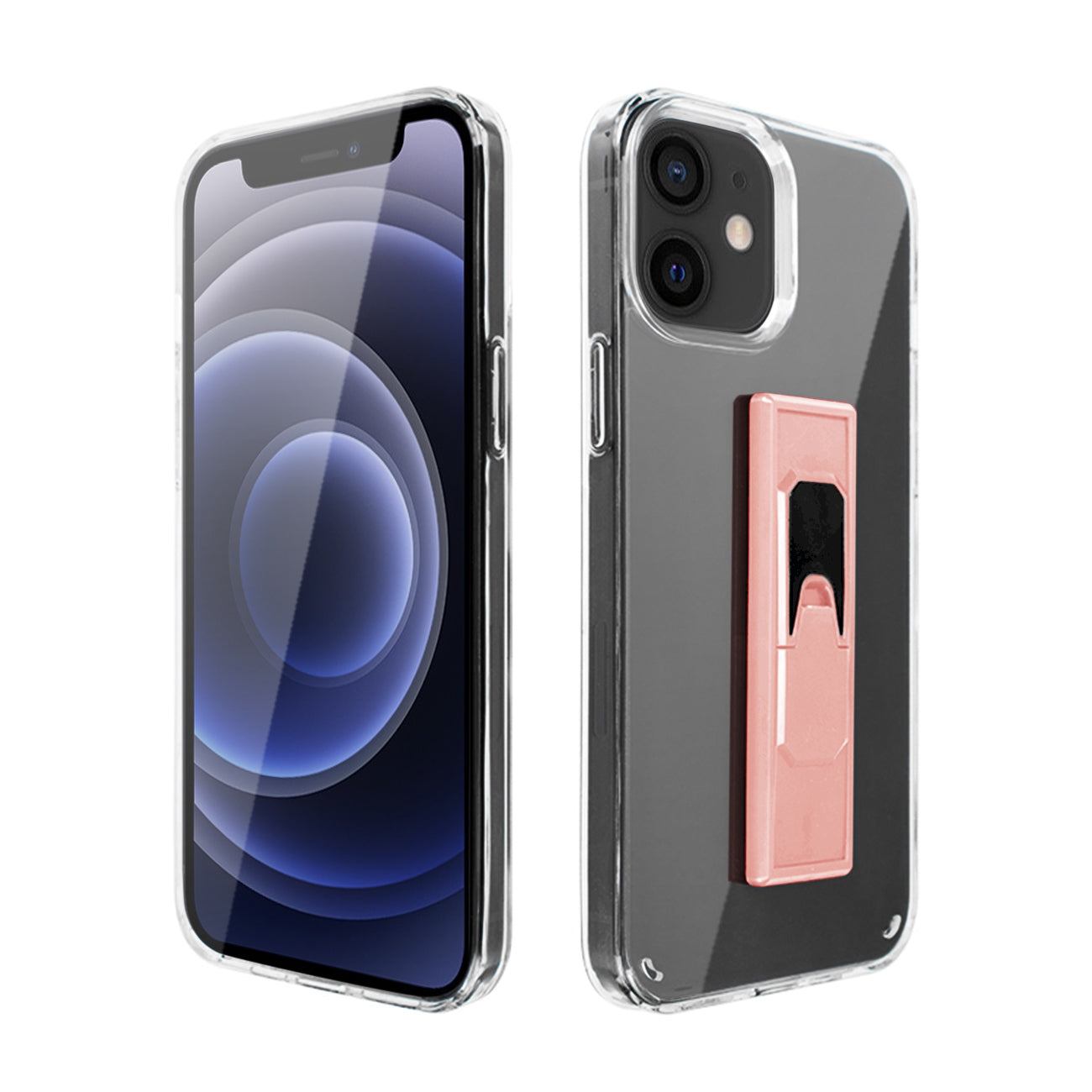 Case Bumper TPU Shockproof Embedded Coil Apple iPhone 12 Mini Pink Color