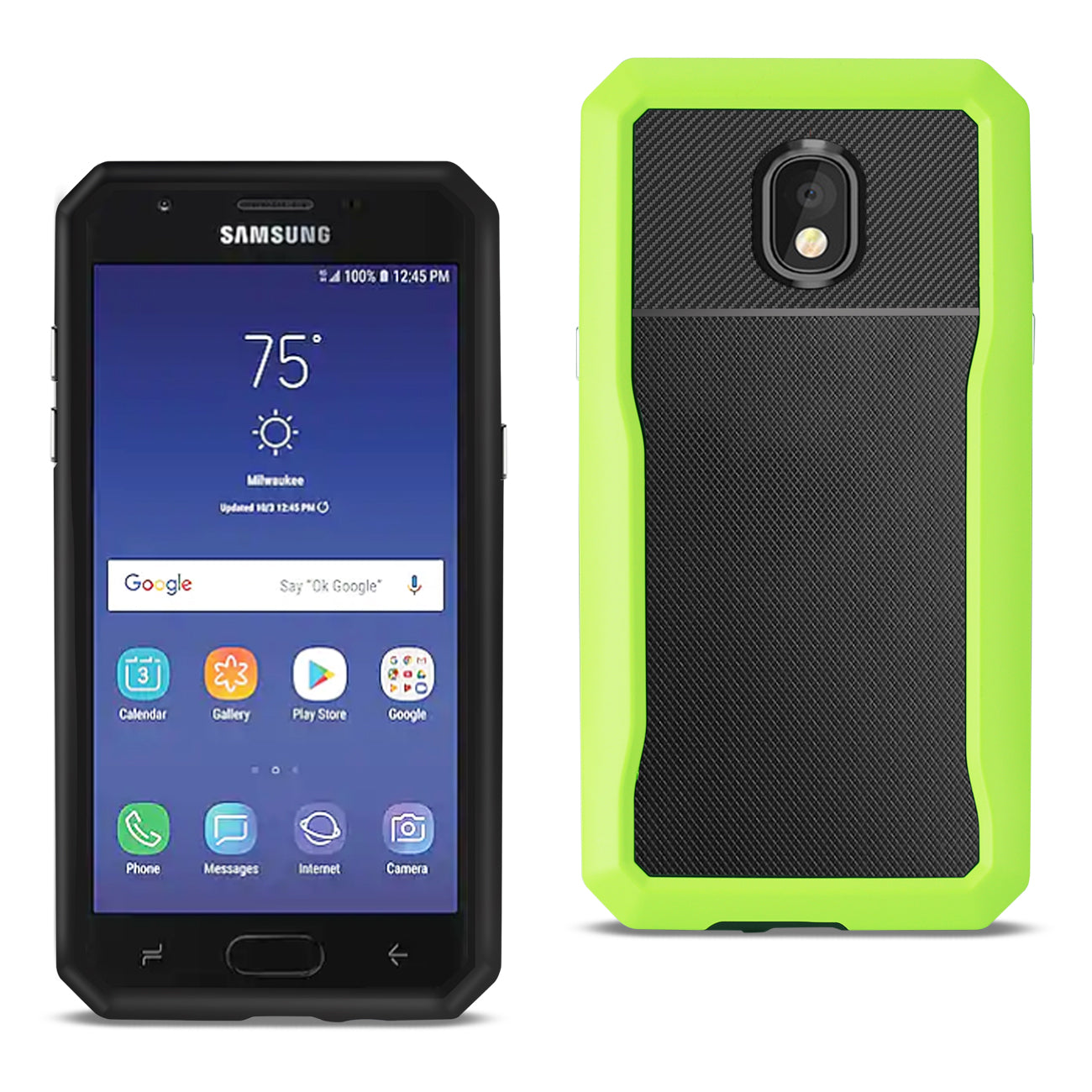 Reiko SAMSUNG GALAXY J3 (2018) Full Coverage Shockproof Case In Green