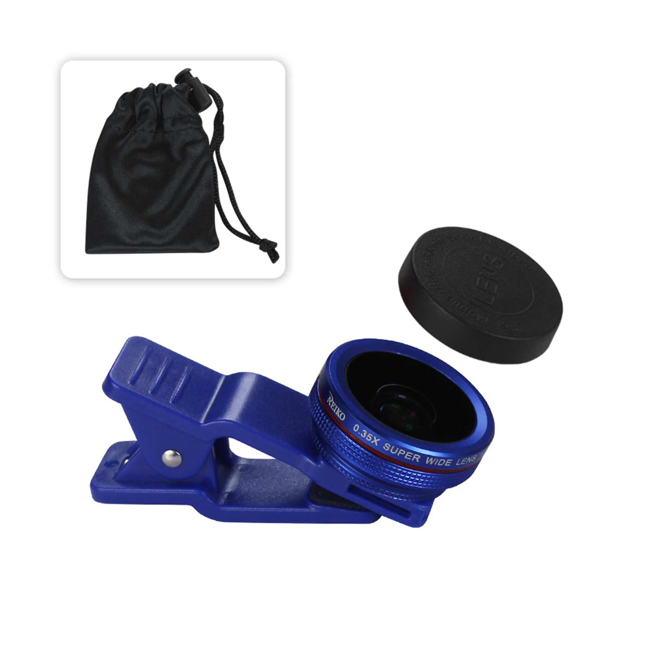 Professional HD Camera Lens kit Built In 15X Macro Lens Navy For iPhones and Smartphones