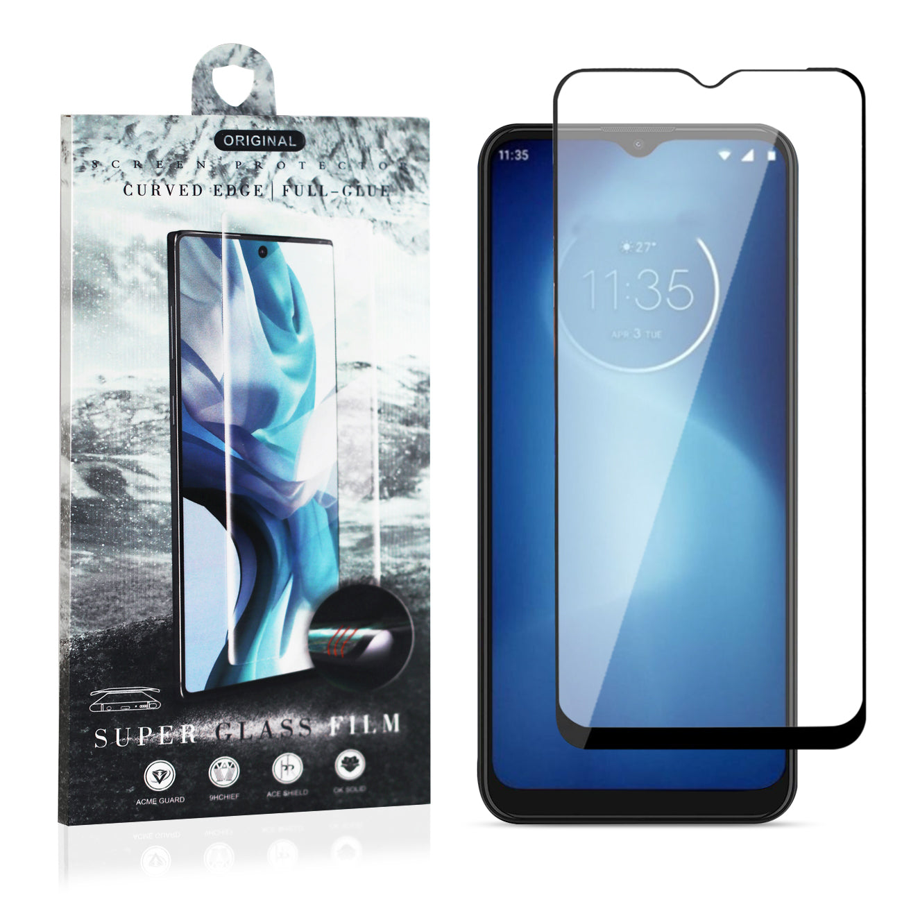 Screen Protector Full Coverage Scratch Resistant Moto E7 Power 2021