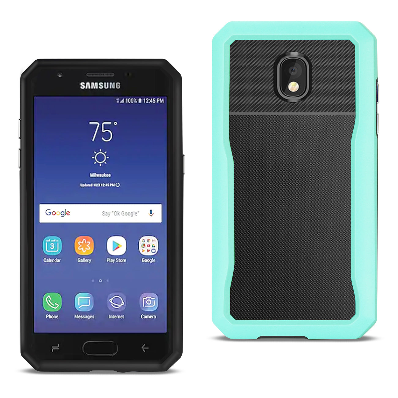 Reiko SAMSUNG GALAXY J3 (2018) Full Coverage Shockproof Case In Blue