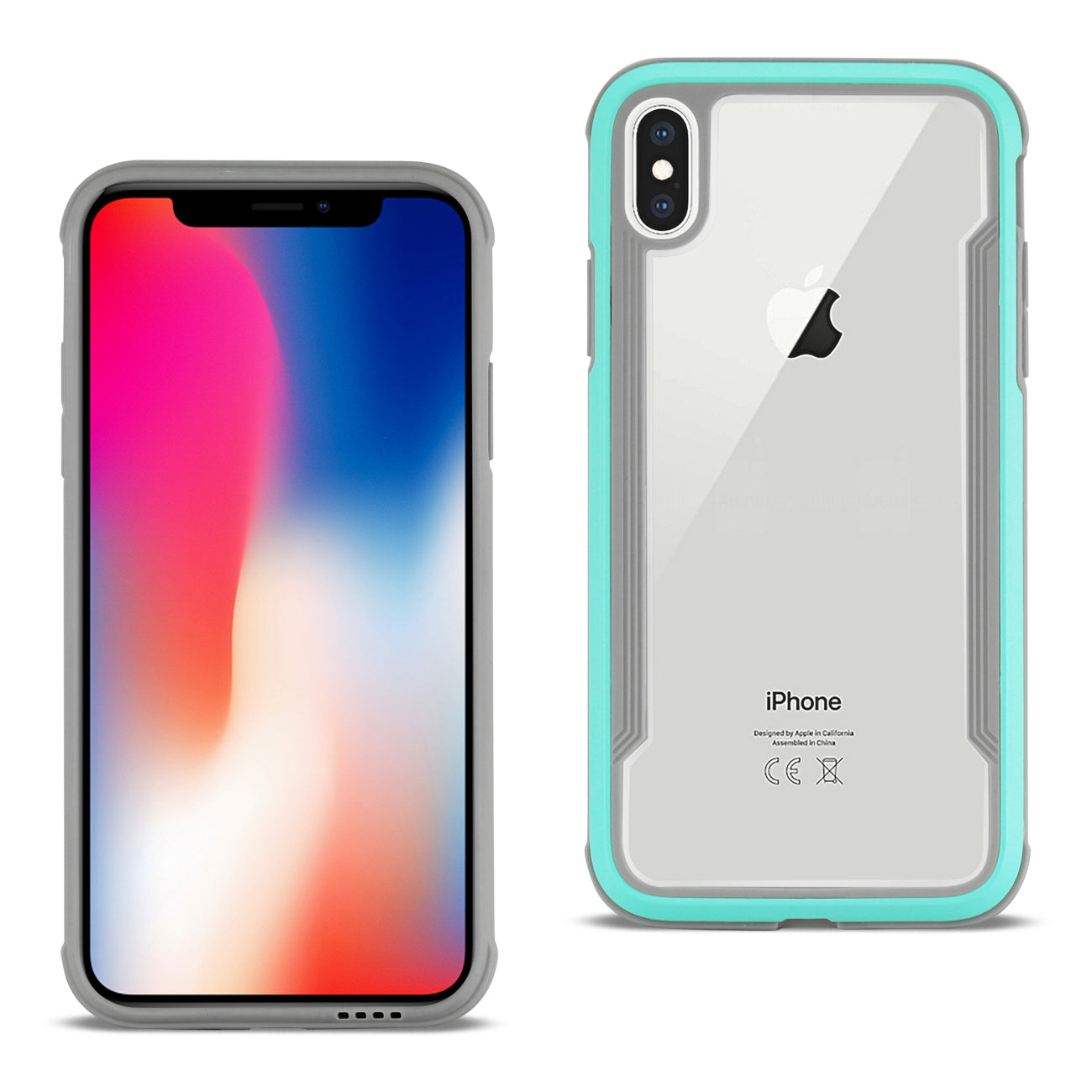 Case Defense Shield Apple iPhone X Blue Color