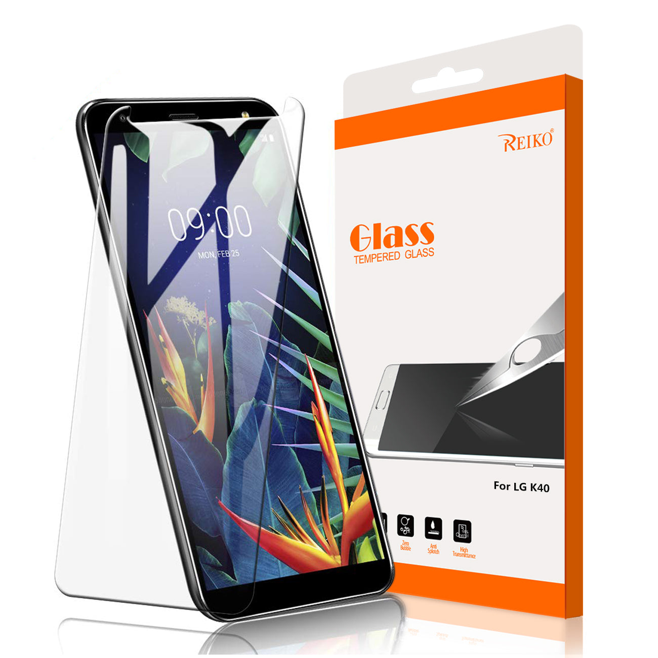 Glass Screen Protector Tempered LG K40 Clear