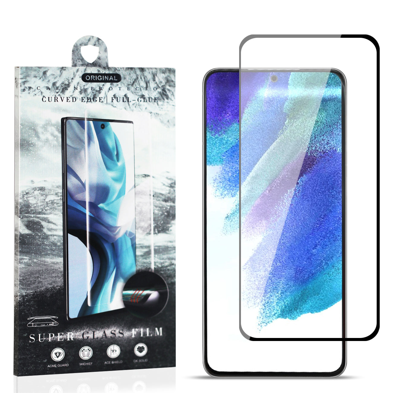 Glass Screen Protective Cover Super 3D Curved Edge Shock Resistant Samsung Galaxy S21/ S30