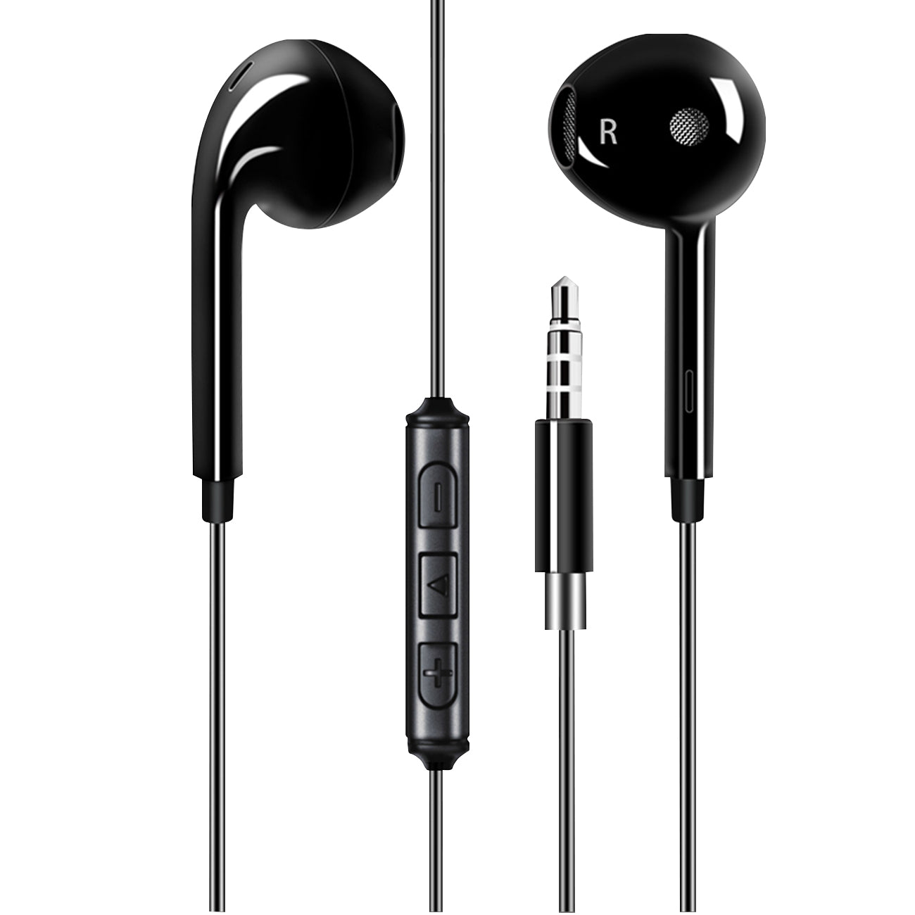 Earphones MT-H114 Moisture Stereo Black Color
