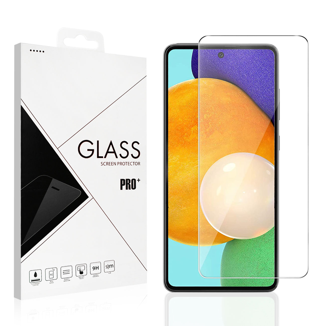 Glass Super Durable 2.5D Samsung Galaxy A52 Clear