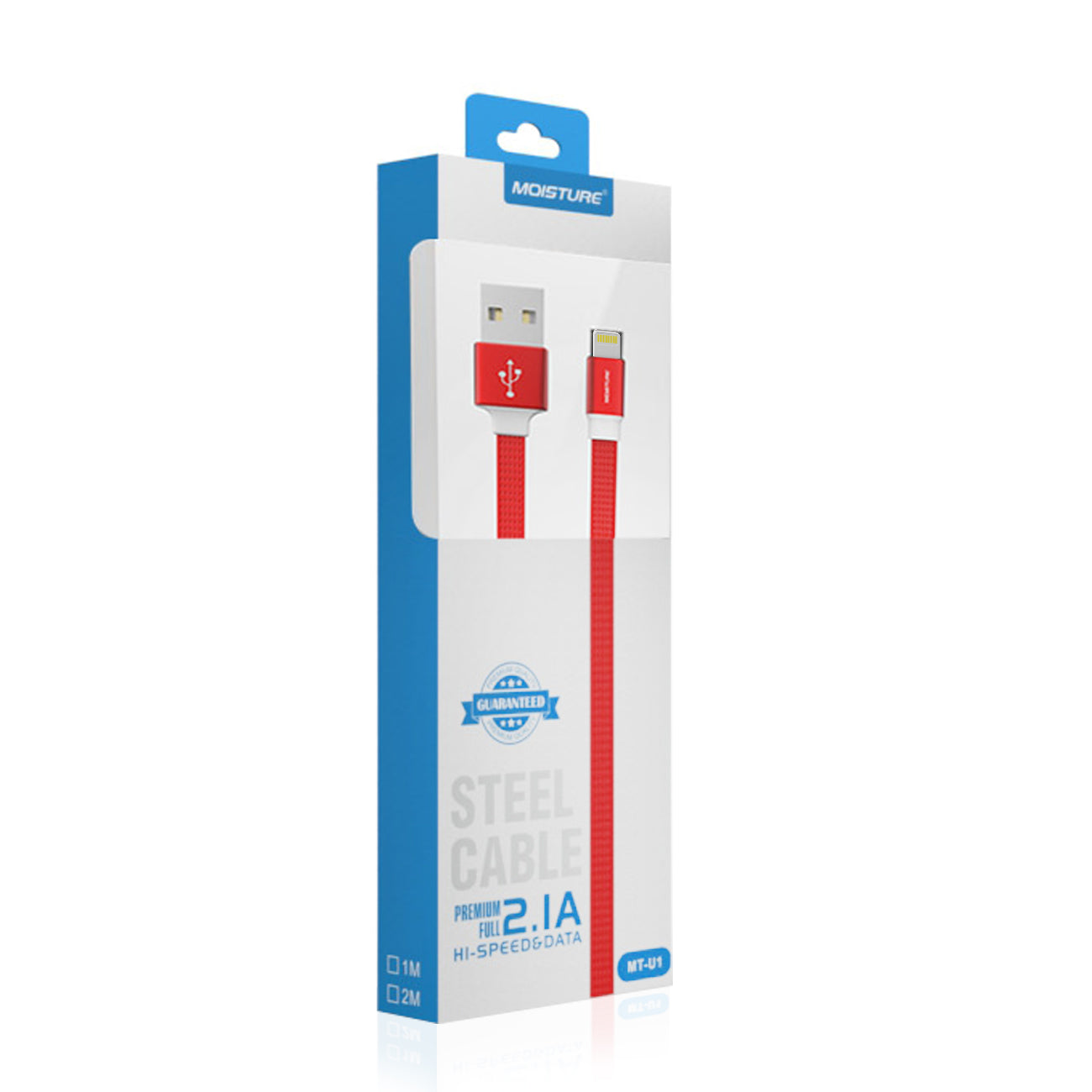 Data Cable High Speed Steel 8 Pin Red Color