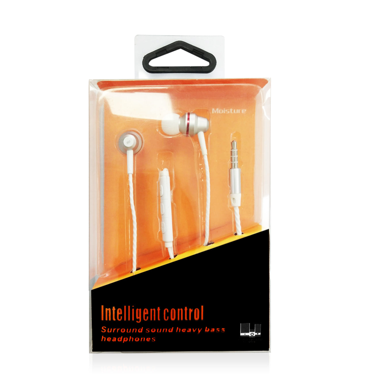 Headphones Heavy Bass Intelligent Control Surround Sound Silver Color