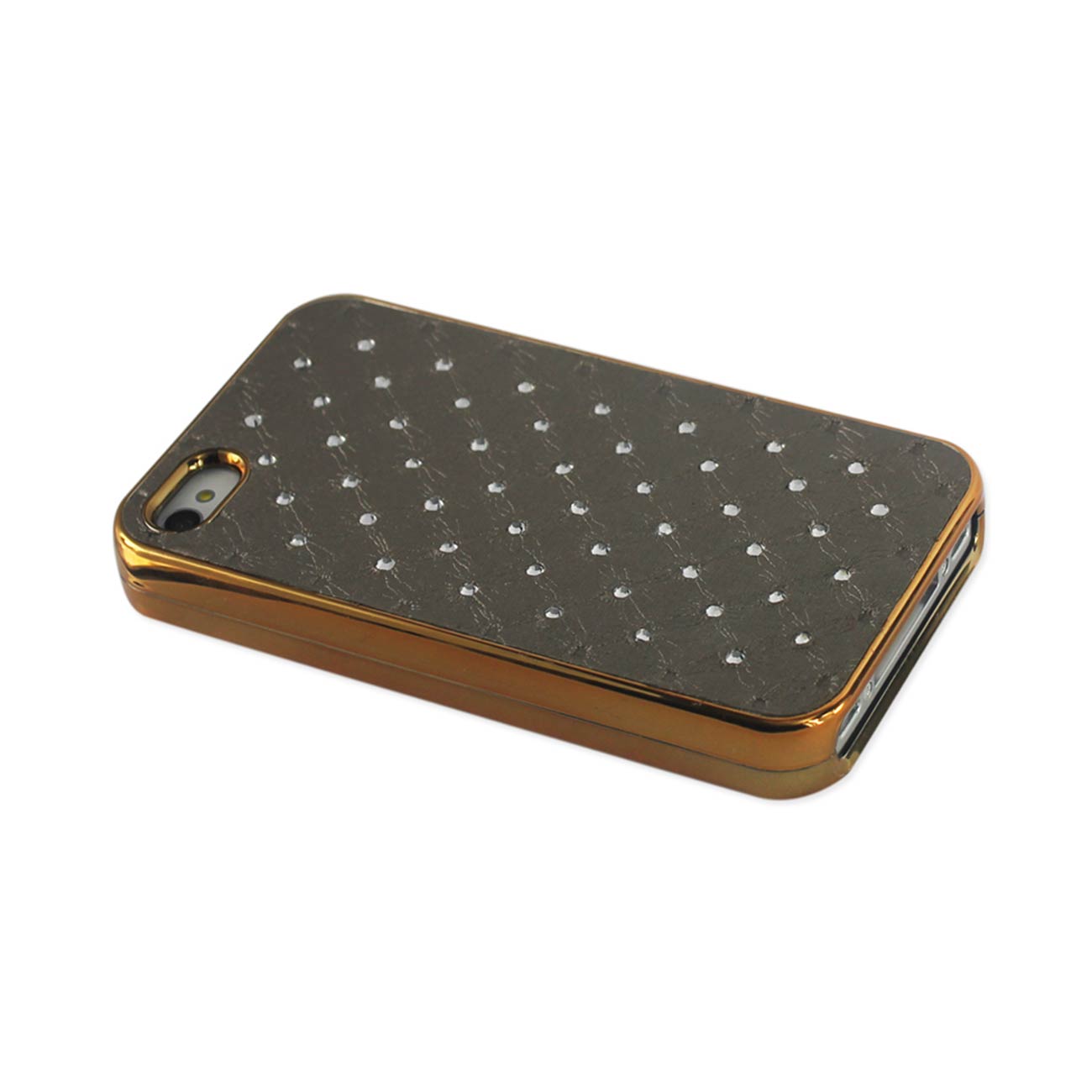 iPhone 4G Jewelry Diamond Studs Case In Gray