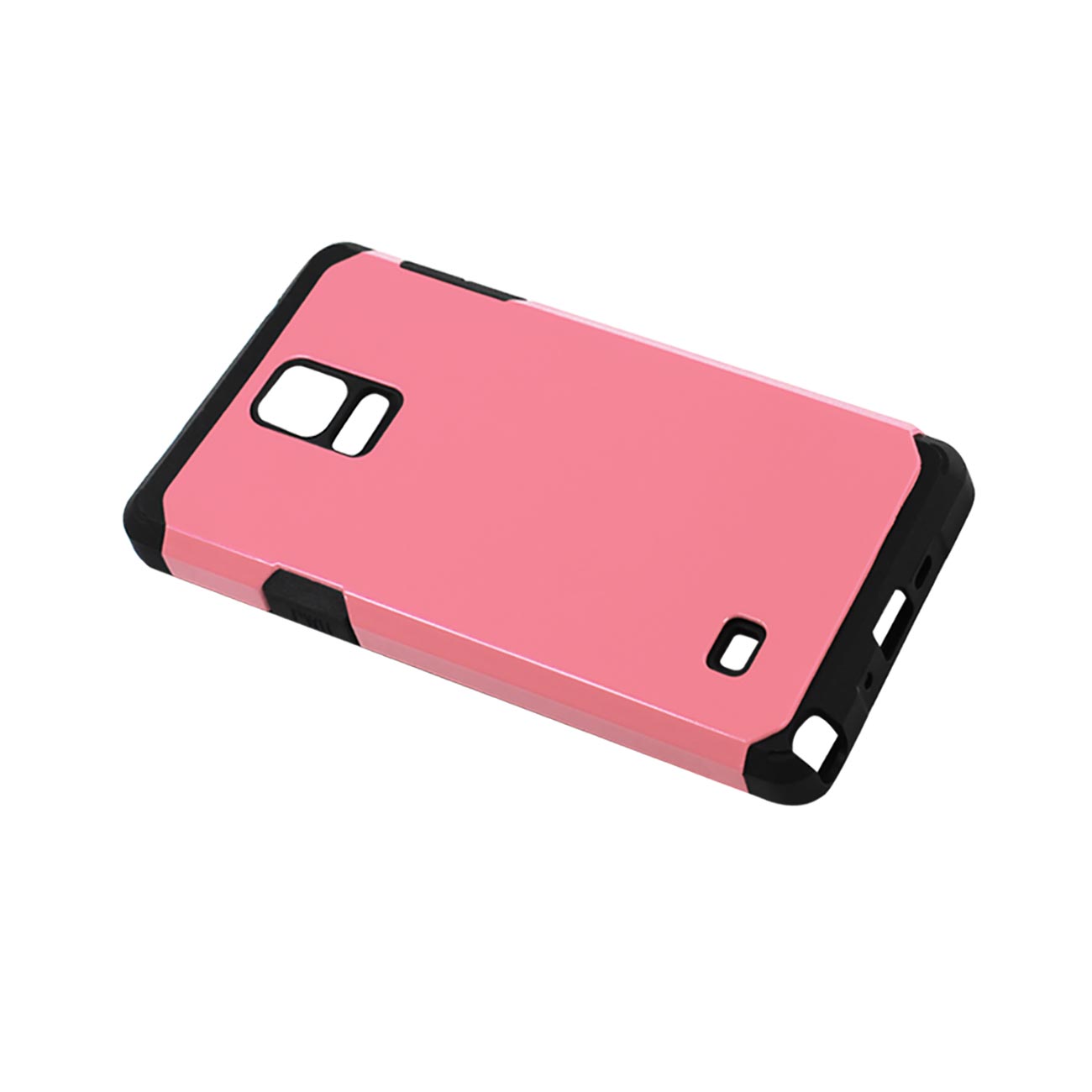 Samsung Galaxy Note 4 Slim Armor Hybrid Tough Case In Pink