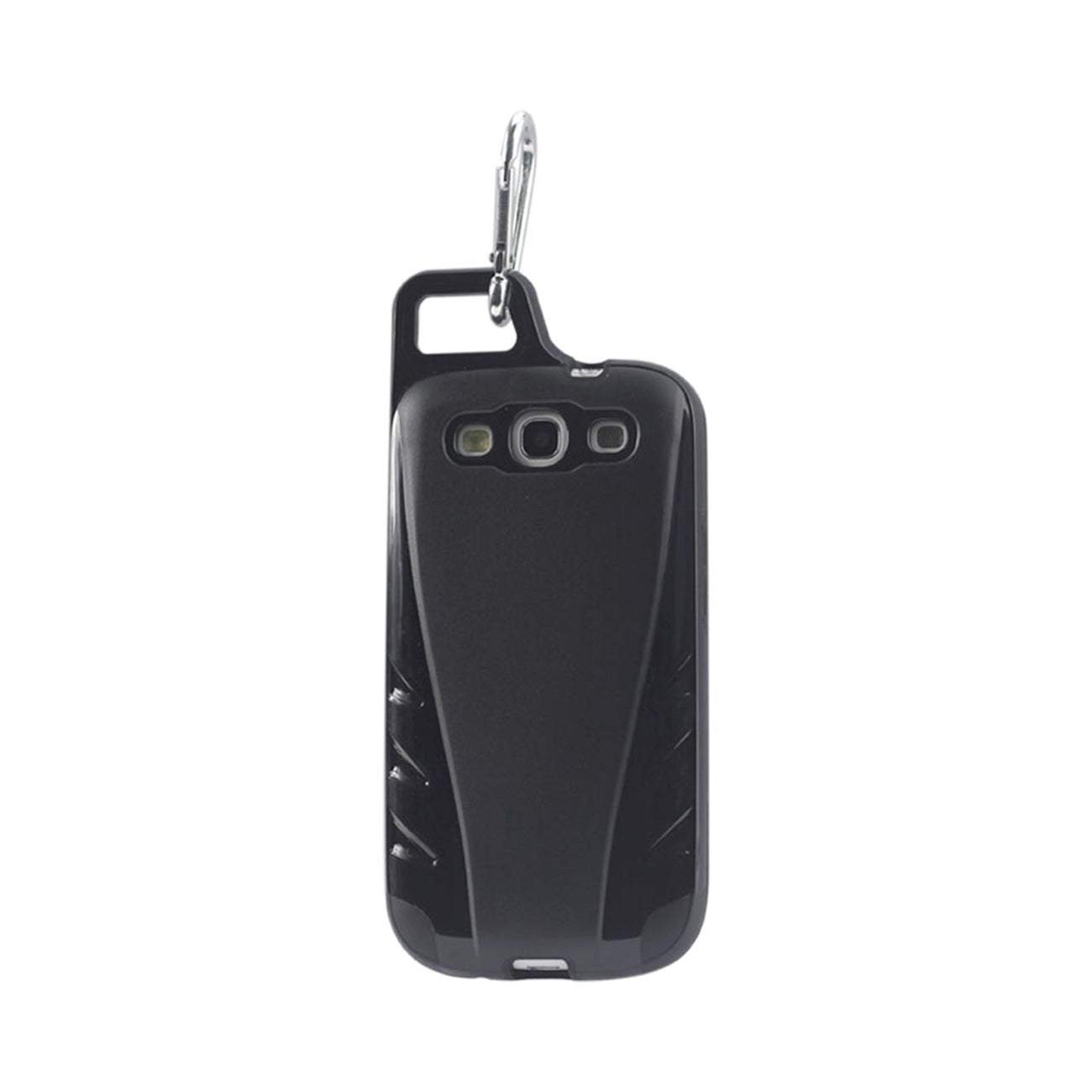 Samsung Galaxy S3 Dropproof Workout Hybrid Case With Hook In Black