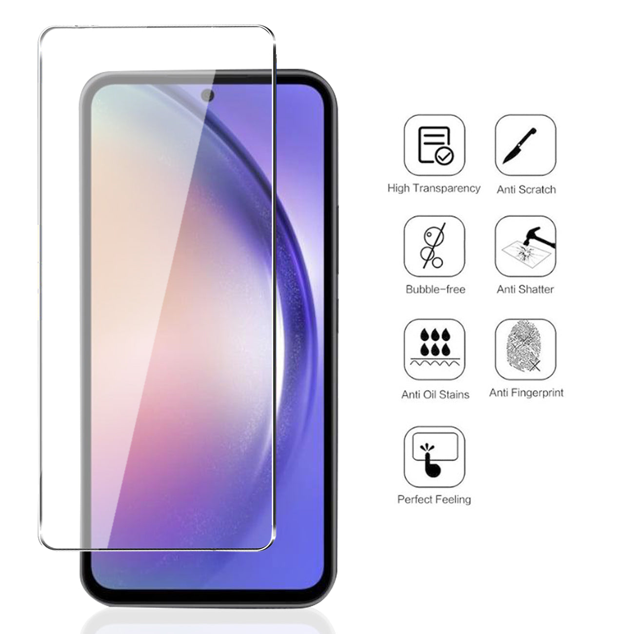 Samsung Galaxy A54 5G 2.5D Super Durable Glass