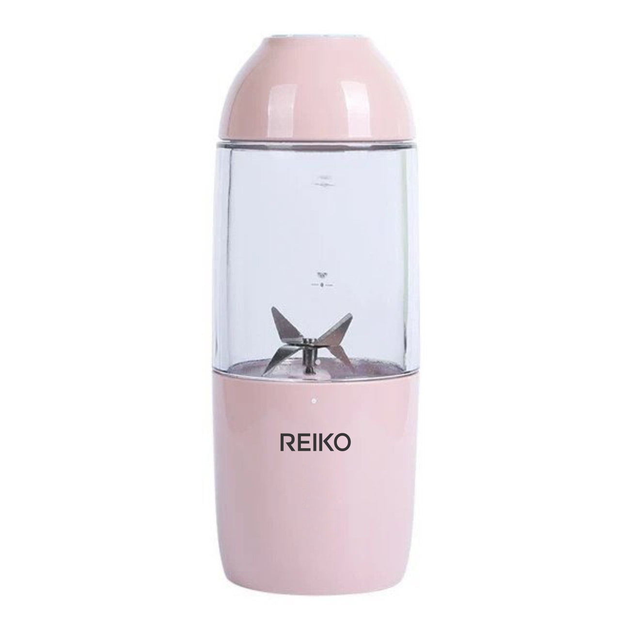 Blender With USB Rechargeable Batteries Portable 380mL Pink Color