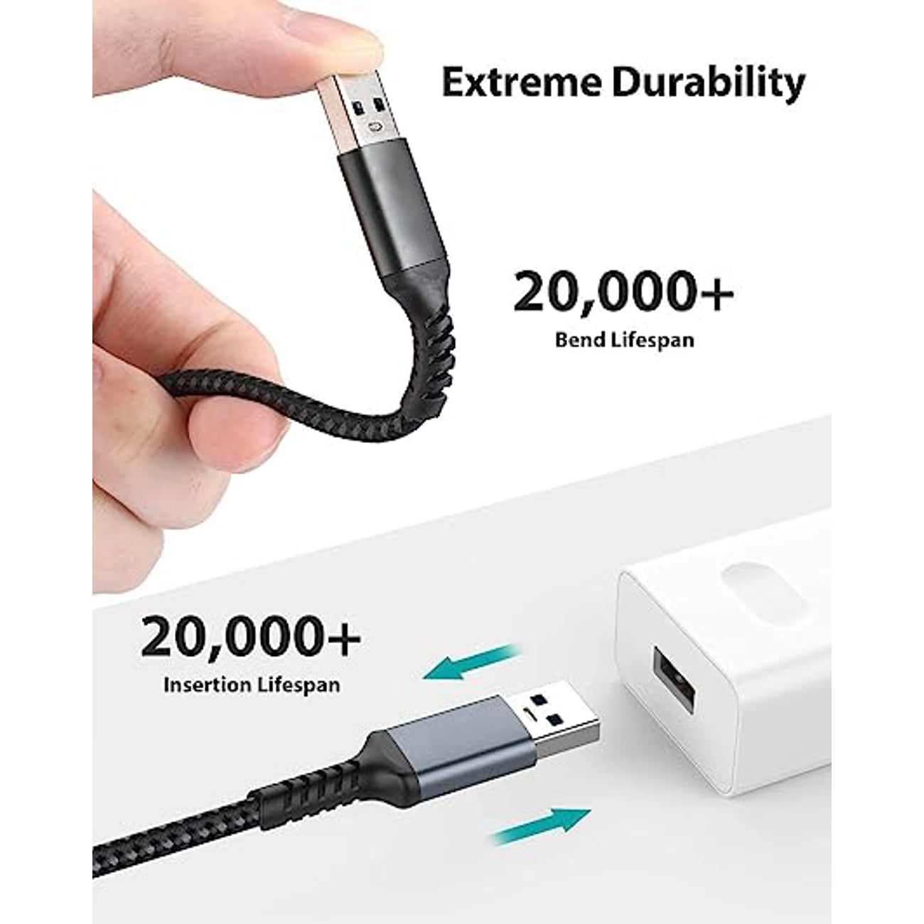Cable USB Extension 3.0 10Ft