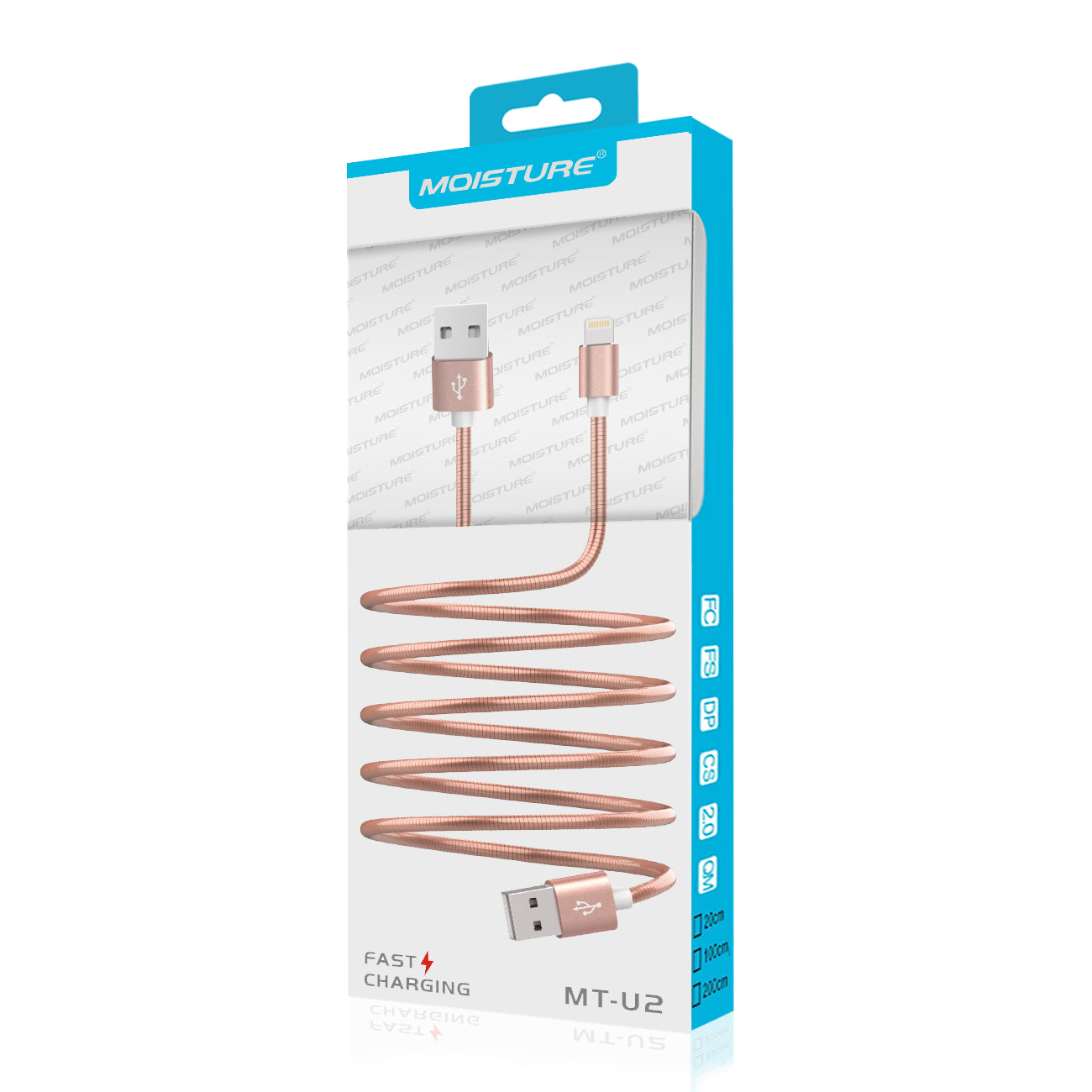Data Cable Premium Full Hi-Speed Moisture 2.6A Pink Color