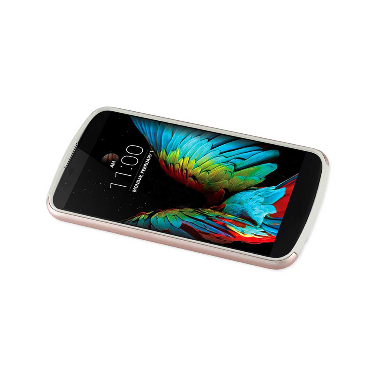 LG K10 Solid Armor Dual Layer Protective Case In Rose Gold