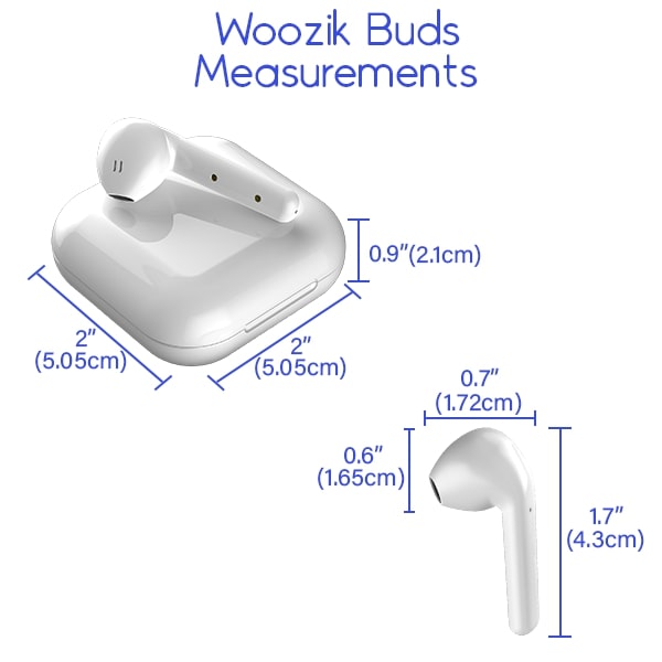 Earbuds True Wireless Stereo 5.0 Touch Controls Noise Isolation Precise Bass Hi-Fi Sound Pink Color