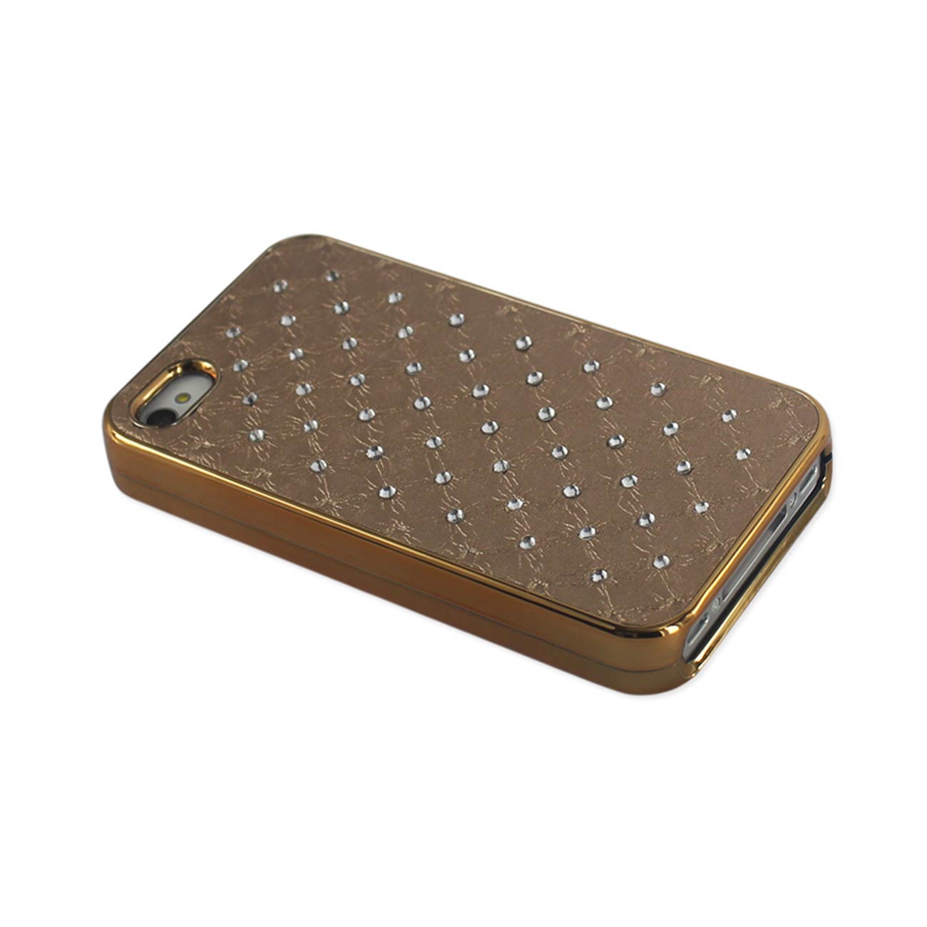 Case Jewelry Diamond Studs iPhone 4G Beige Color