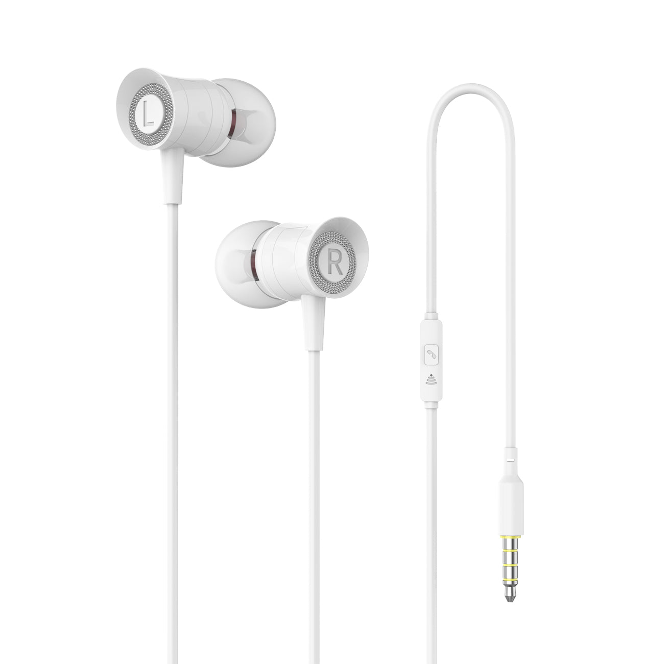 Earphones MT-H215 Moisture White Color