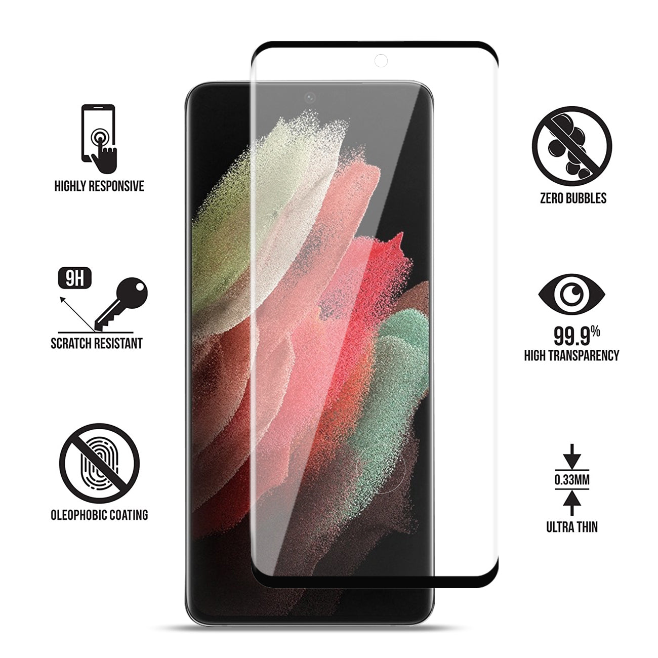 Screen Protector Scratch Resistant Samsung S21U