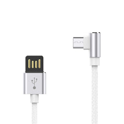 Cable USB Type C Premium Full Steel Moisture 2.6A Silver Color