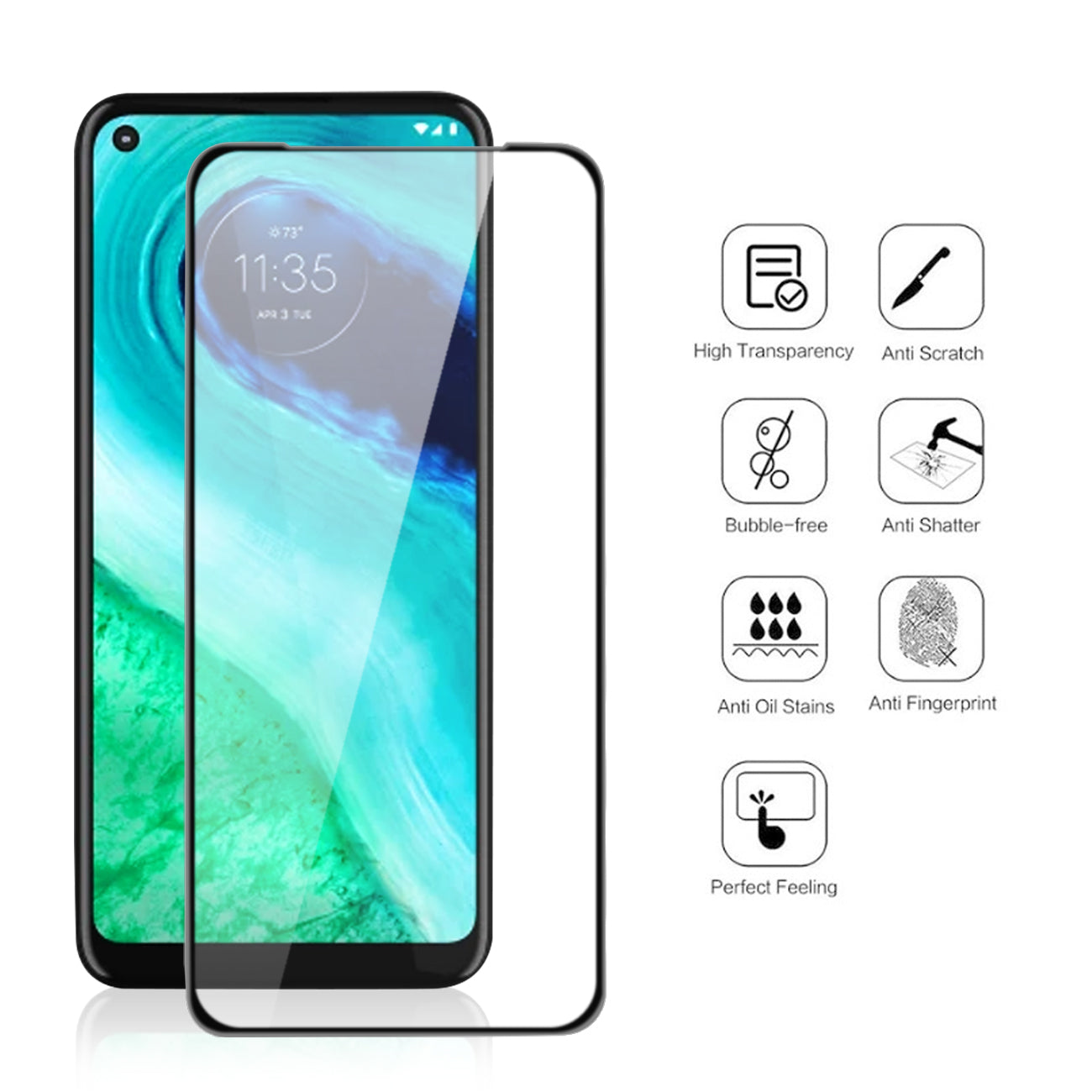 Glass Super Durable 2.5D Motorola Moto G Fast