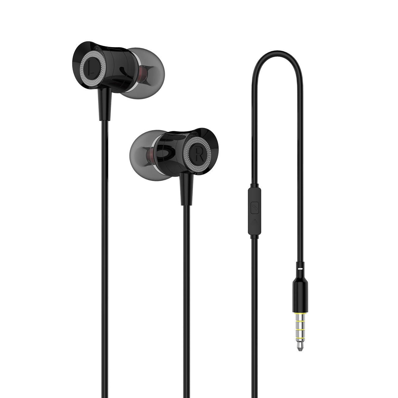 Earphones MT-H215 Moisture Black Color