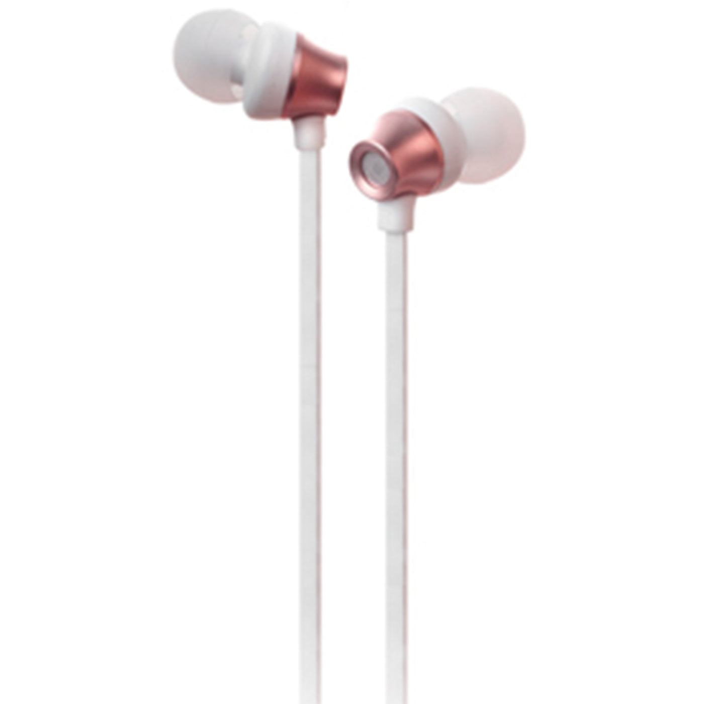 Earphones With Remote And Mic Stereo Rose Gold Color
