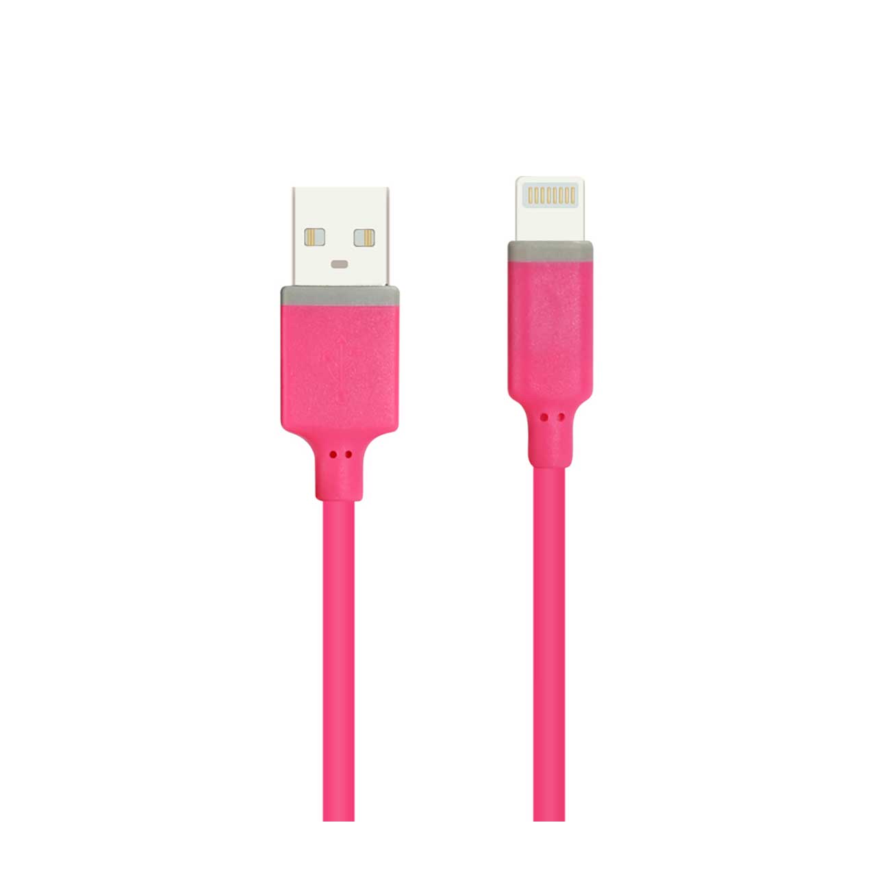 Travel Adapter Charger With Cable Portable 1A iPhone Hot Pink Color