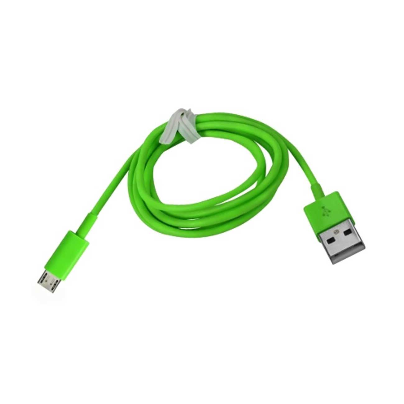 Travel Adapter Charger Micro USB With Cable Portable Reiko 1A Green Color