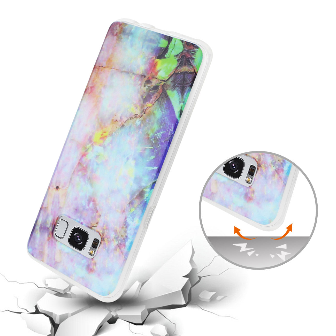 Samsung Galaxy S8 Edge/ S8 Plus Opal iPhone Cover In Mix Color