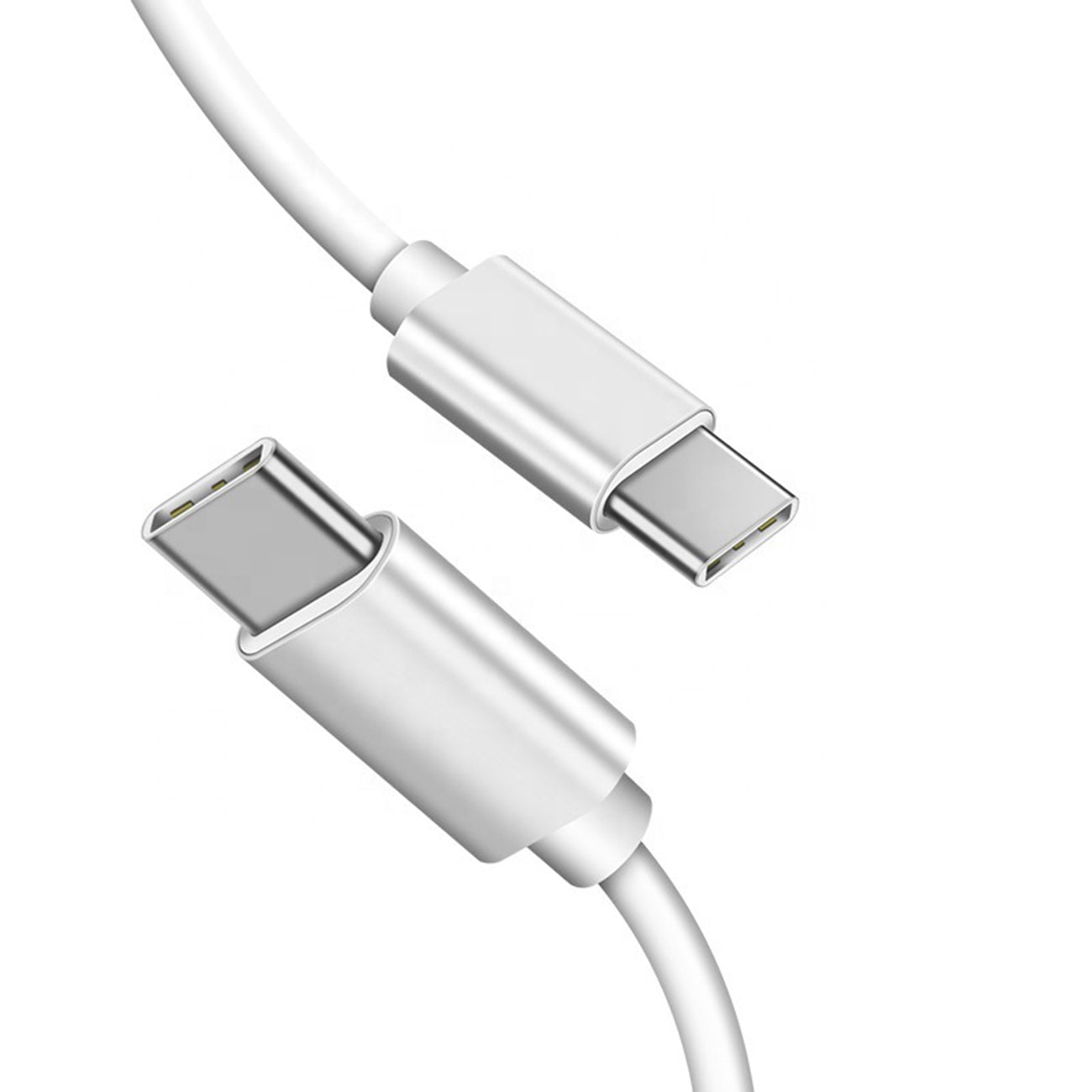 Travel Wall Charger Adapter Type-C to Type-C Cable Fast Charging PD Dual Ports