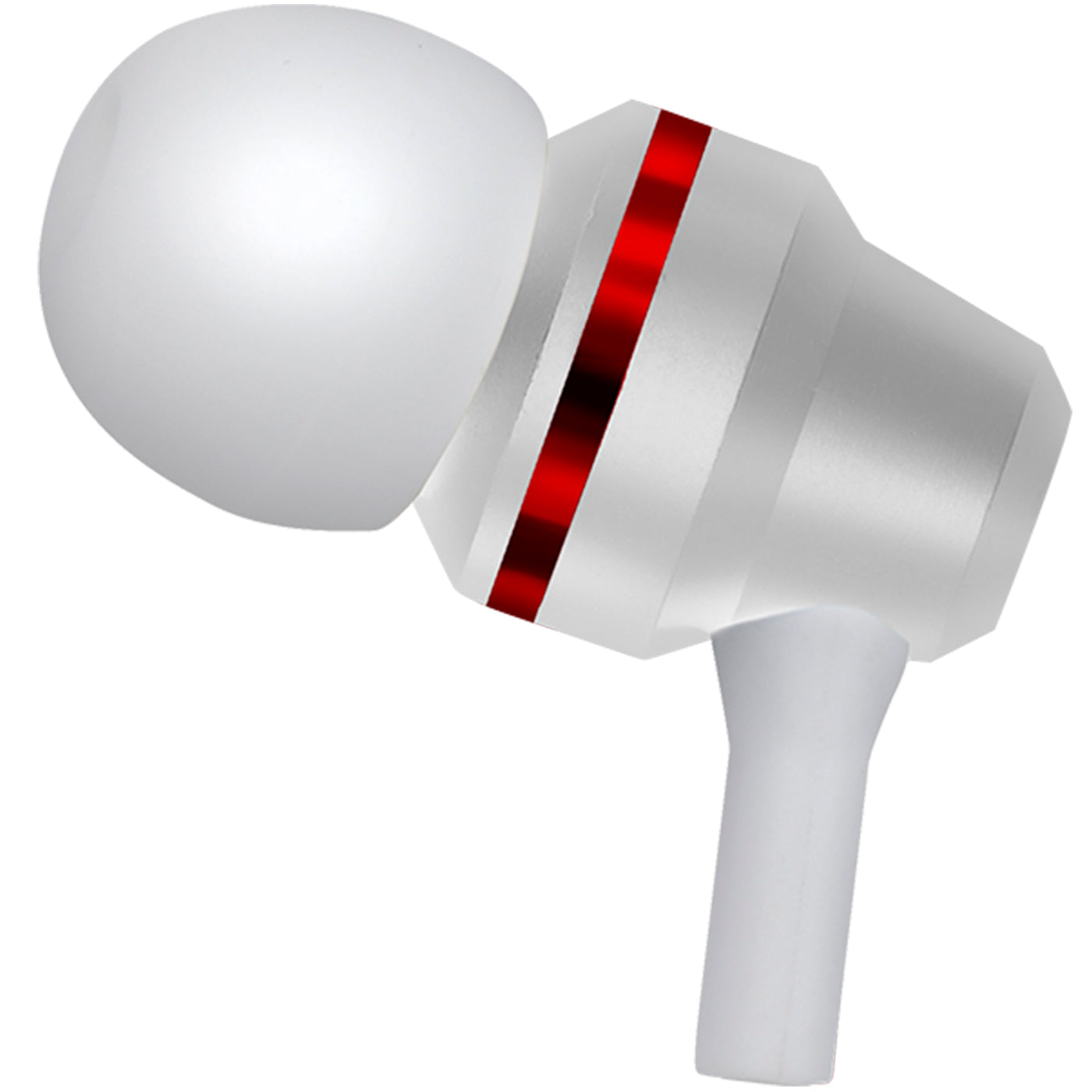 Headphones In-Ear Heavy Bass Noise Isolating With Mic Without Carrying Cases B800 White Color