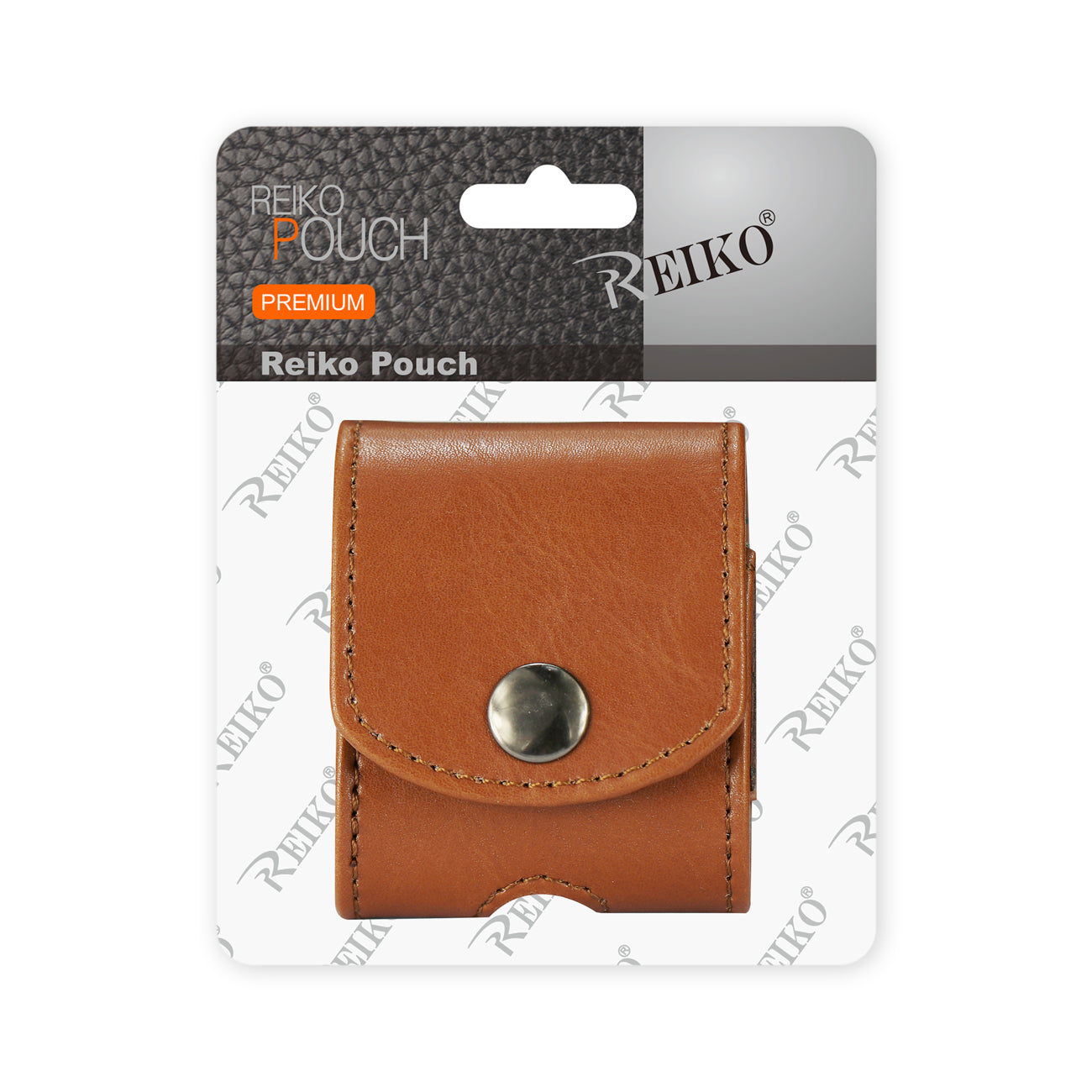 leather Case for Airpod in Brown