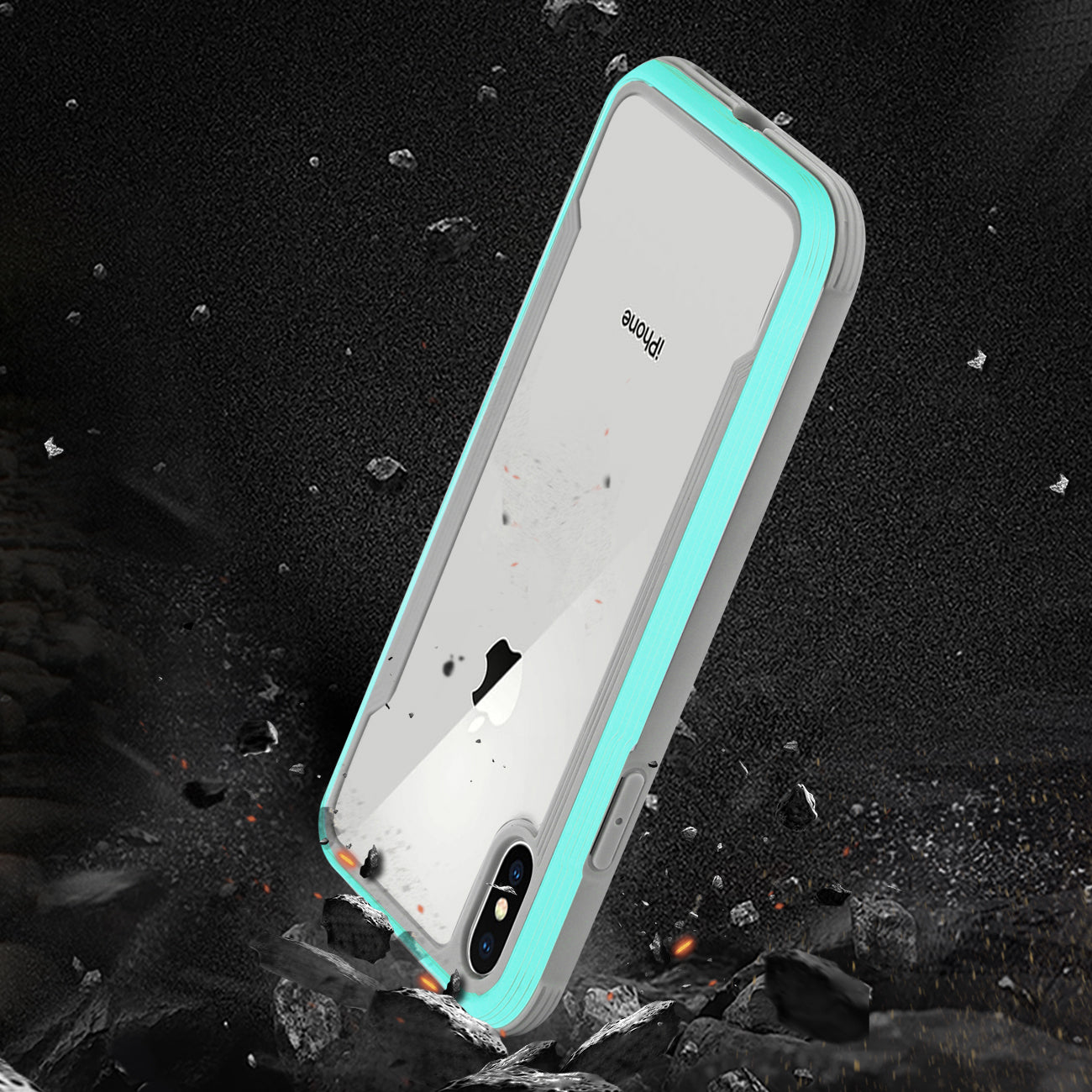 Case Defense Shield Apple iPhone X Blue Color