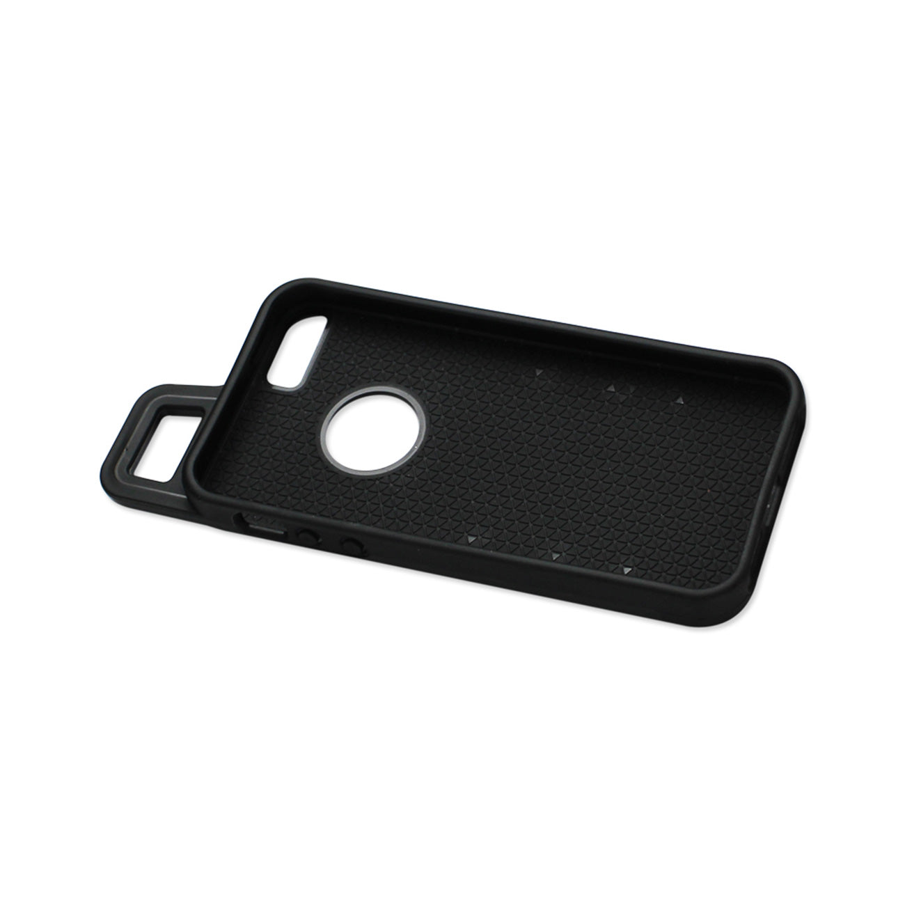Case Hybrid Drop Proof Workout With Hook iPhone SE/ 5S/ 5 Black Color