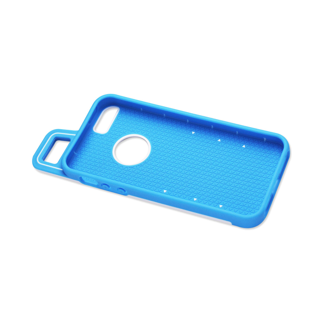 Case Hybrid Drop Proof Workout With Hook iPhone 5/ 5S/ SE White Navy Color
