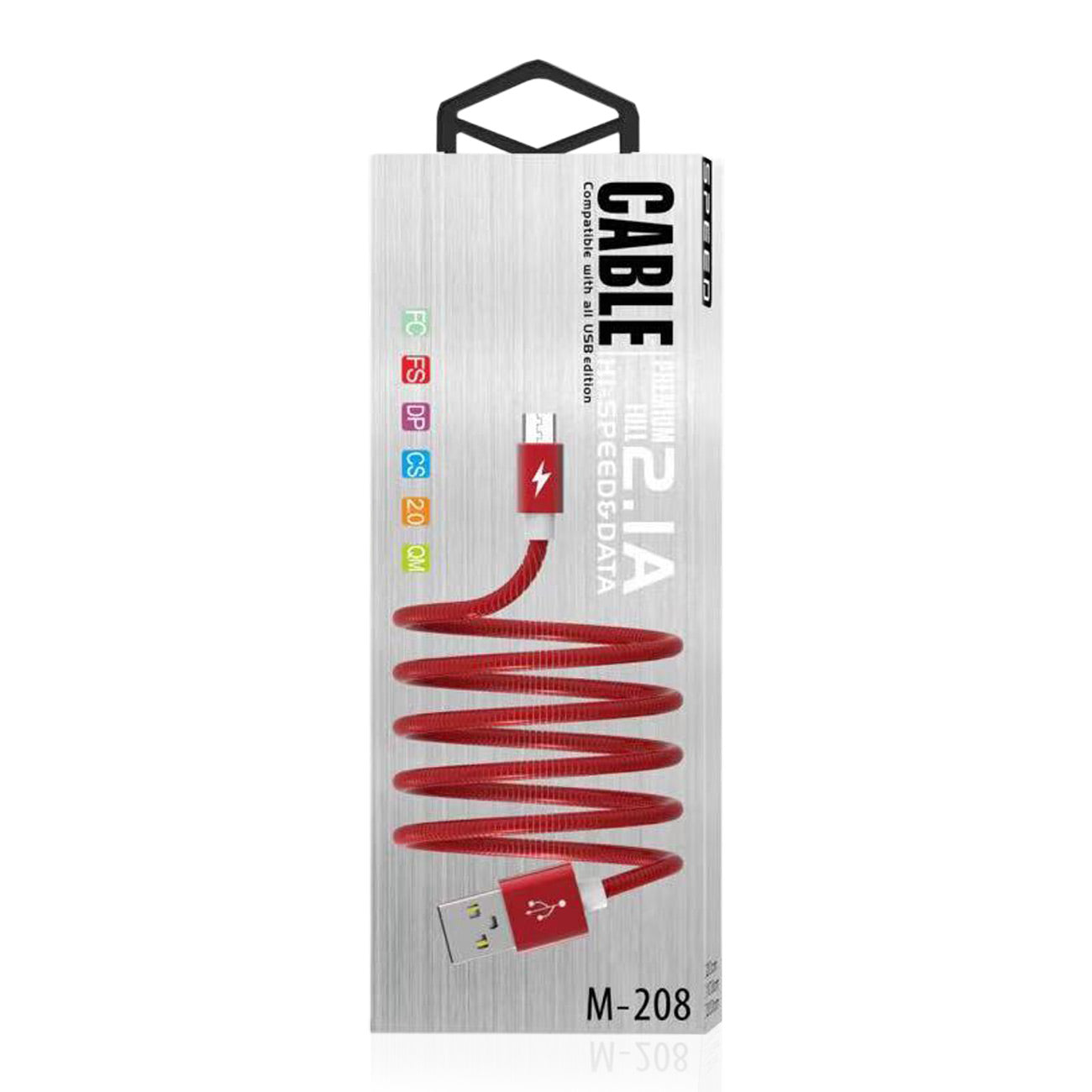 Data Cable Micro High Speed Red Color