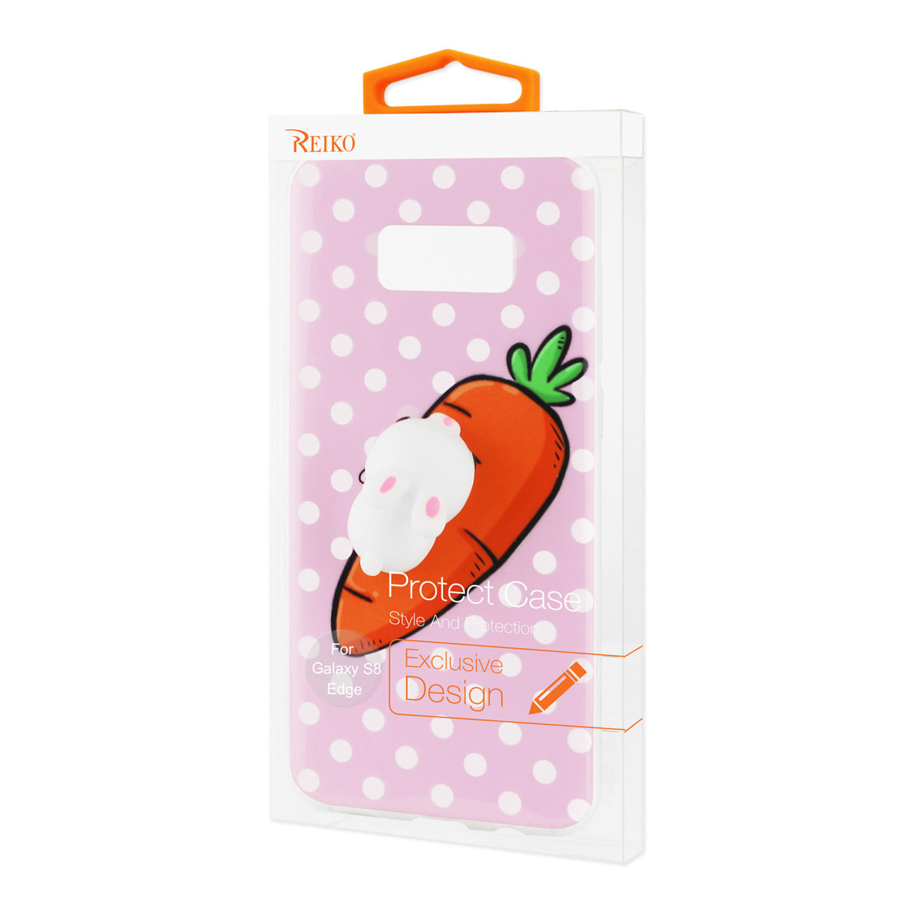 Samsung Galaxy S8 EDGE/S8 Plus TPU Design Case With 3D Soft Silicone Poke Squishy Rabbit